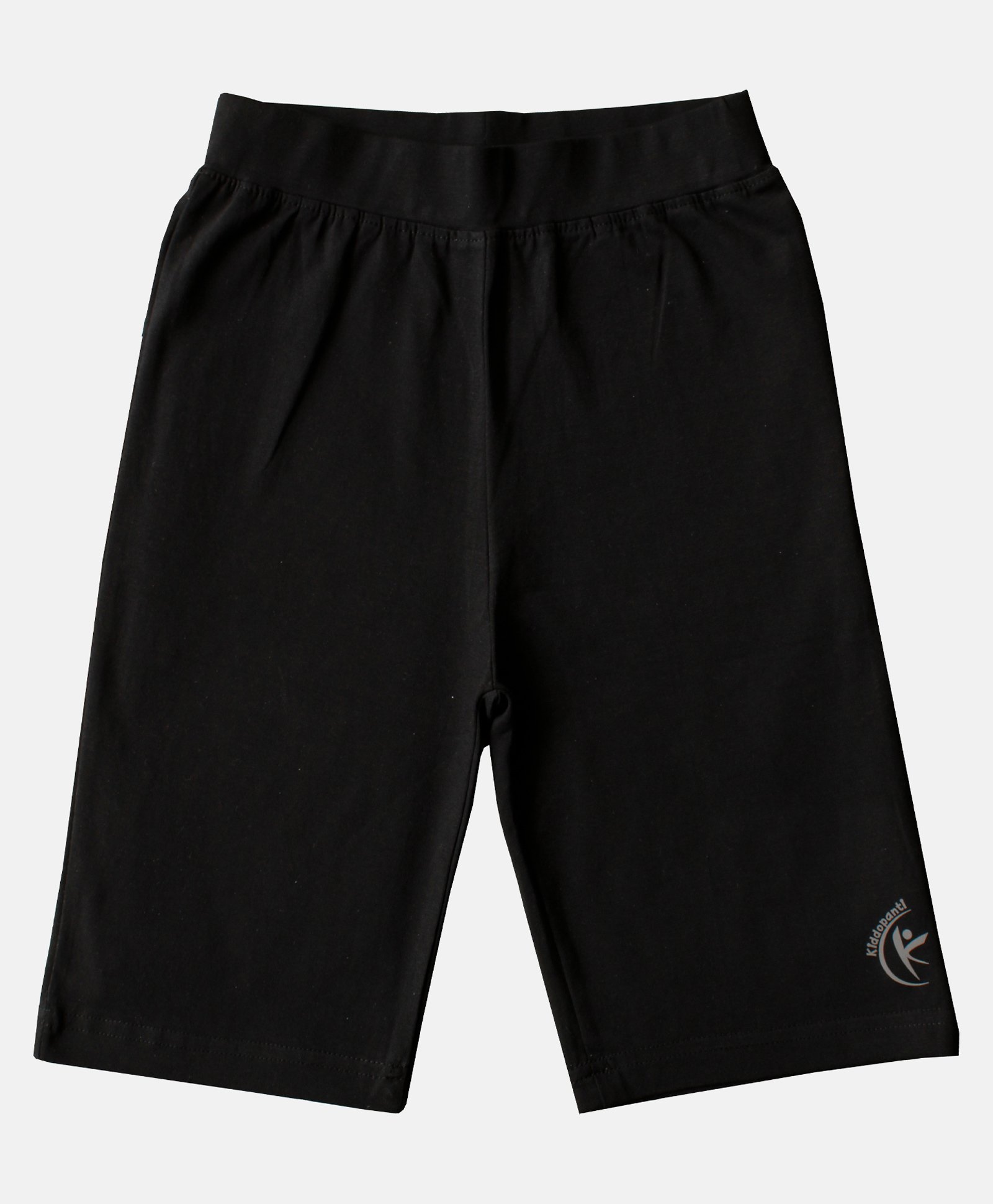 Kiddopanti Brand Name Printed Cycling Shorts - Black-image-21