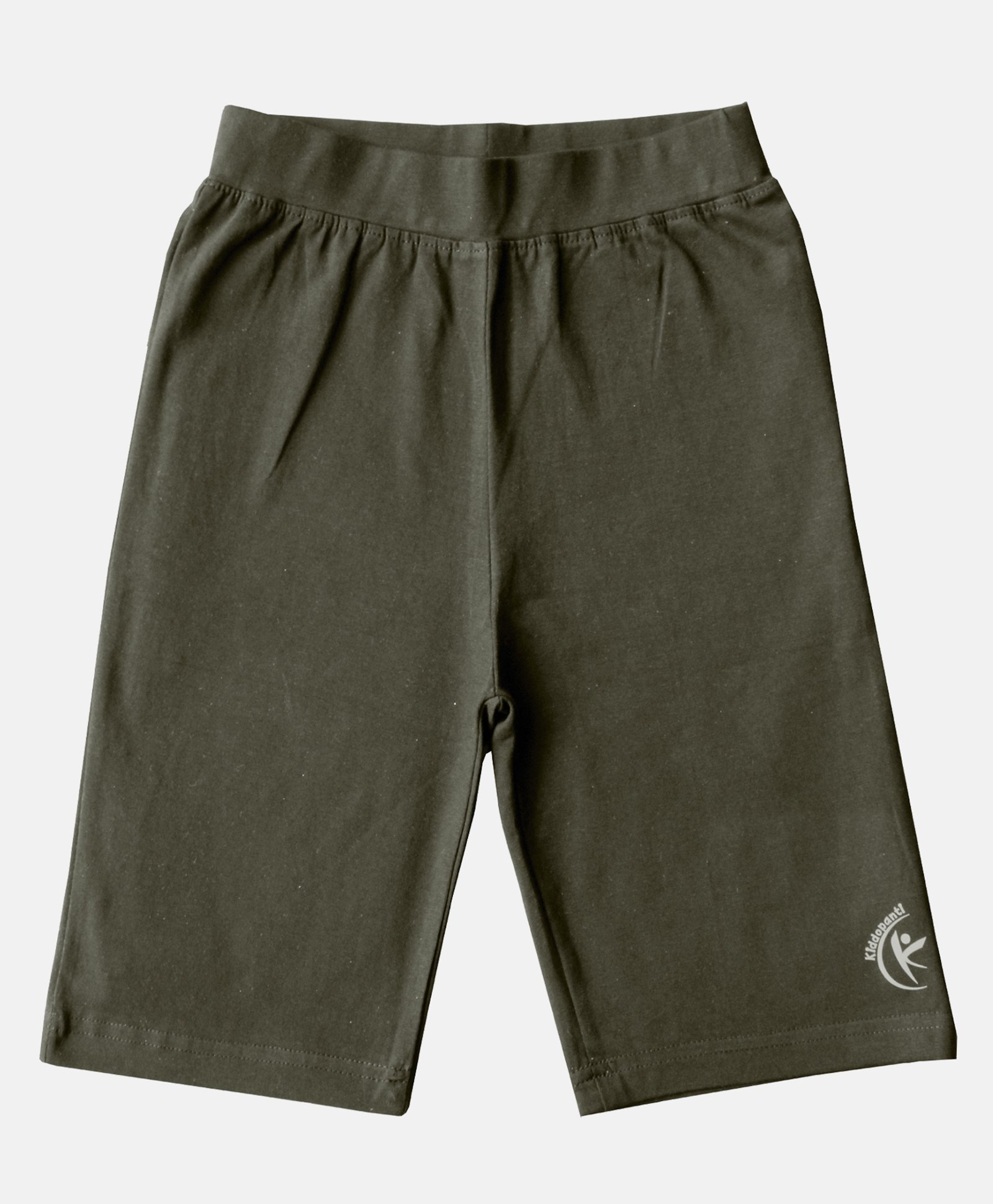 Kiddopanti Brand Name Printed Cycling Shorts  - Steel Grey-image-35