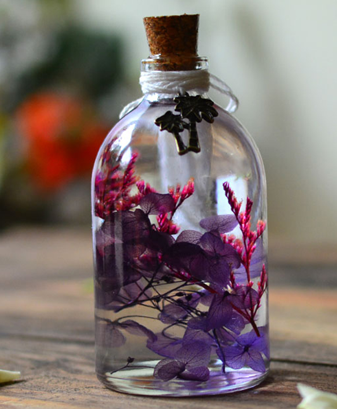 MyBageecha Blushing Mauve Preserved Flower Tabletop.-picture-15
