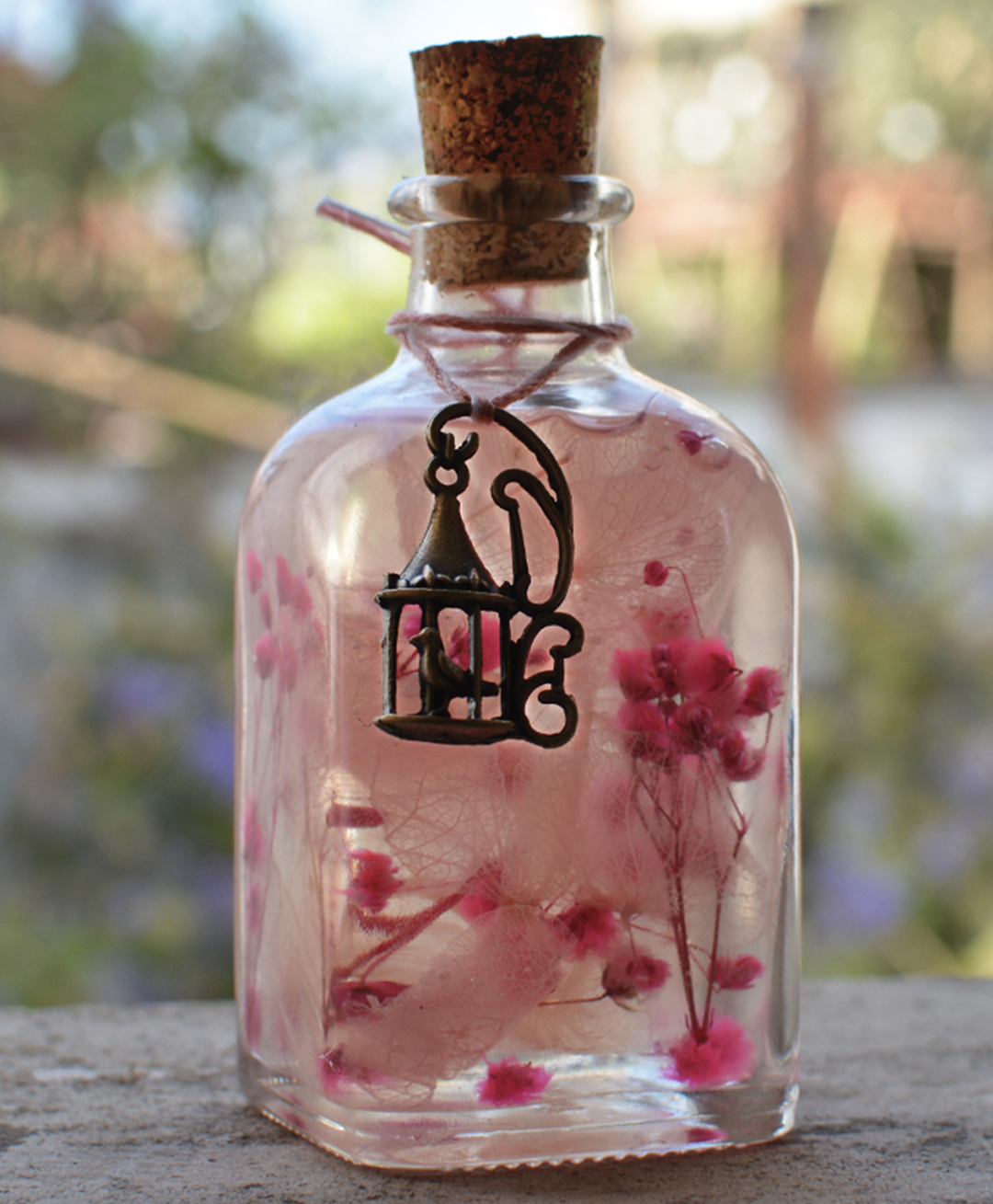 MyBageecha Punky Pinks Preserved Flower Tabletop.-picture-28
