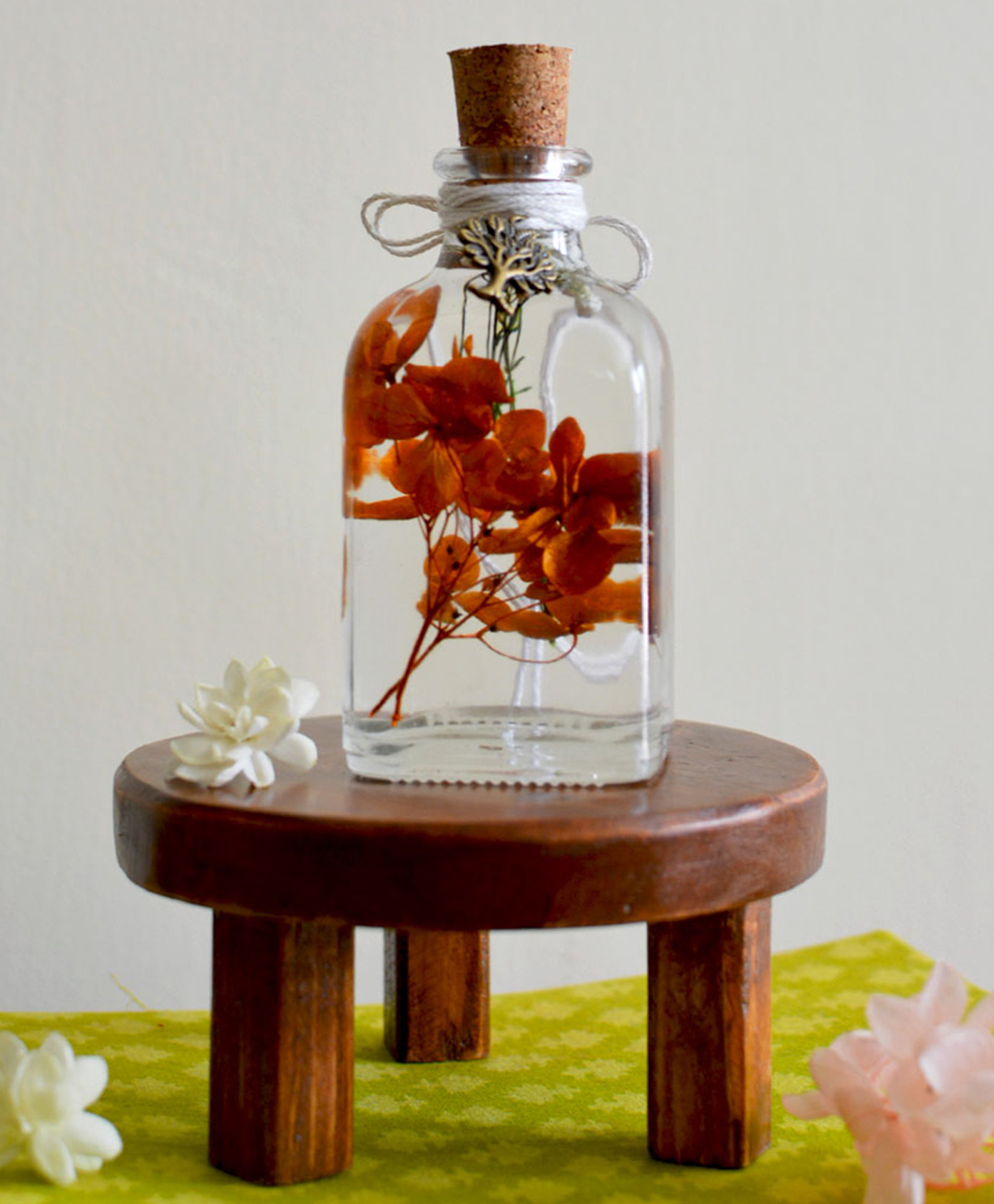 MyBageecha Tangerine Beaut Preserved Flower Tabletop.-image-18