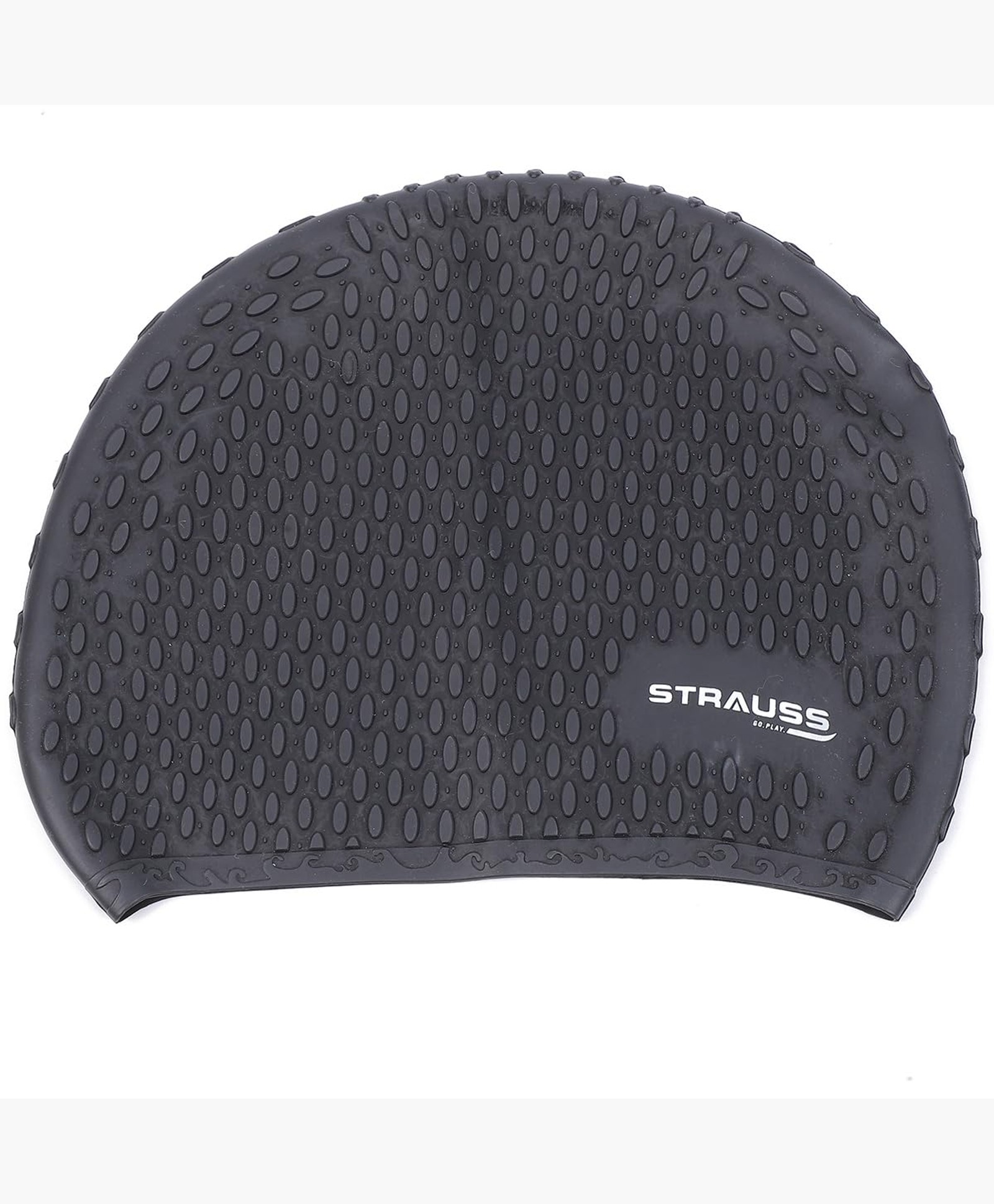 Strauss Swimming Cap, Black-picture-3