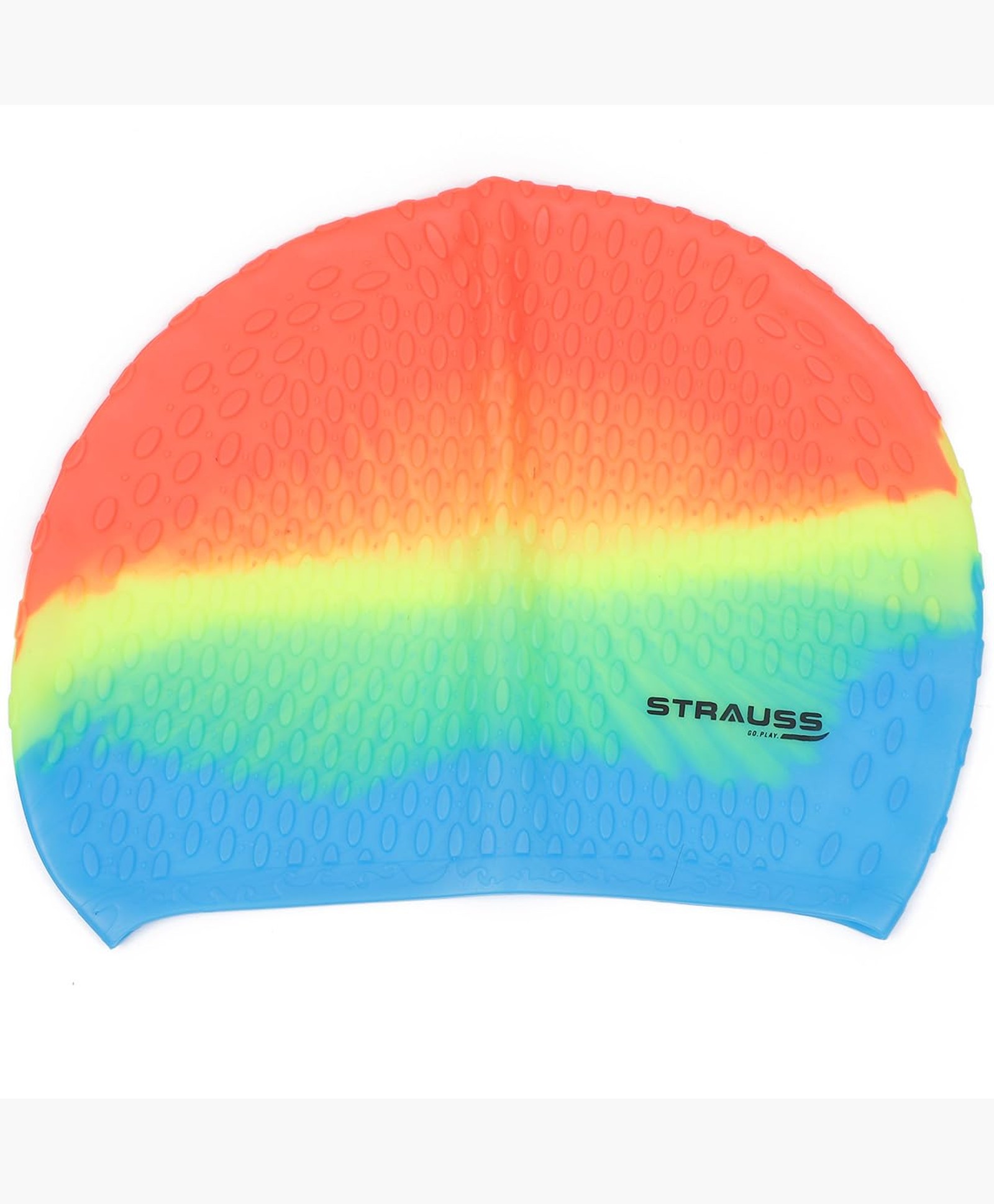 Strauss Swimming Cap, Multicolor Orange-picture-2