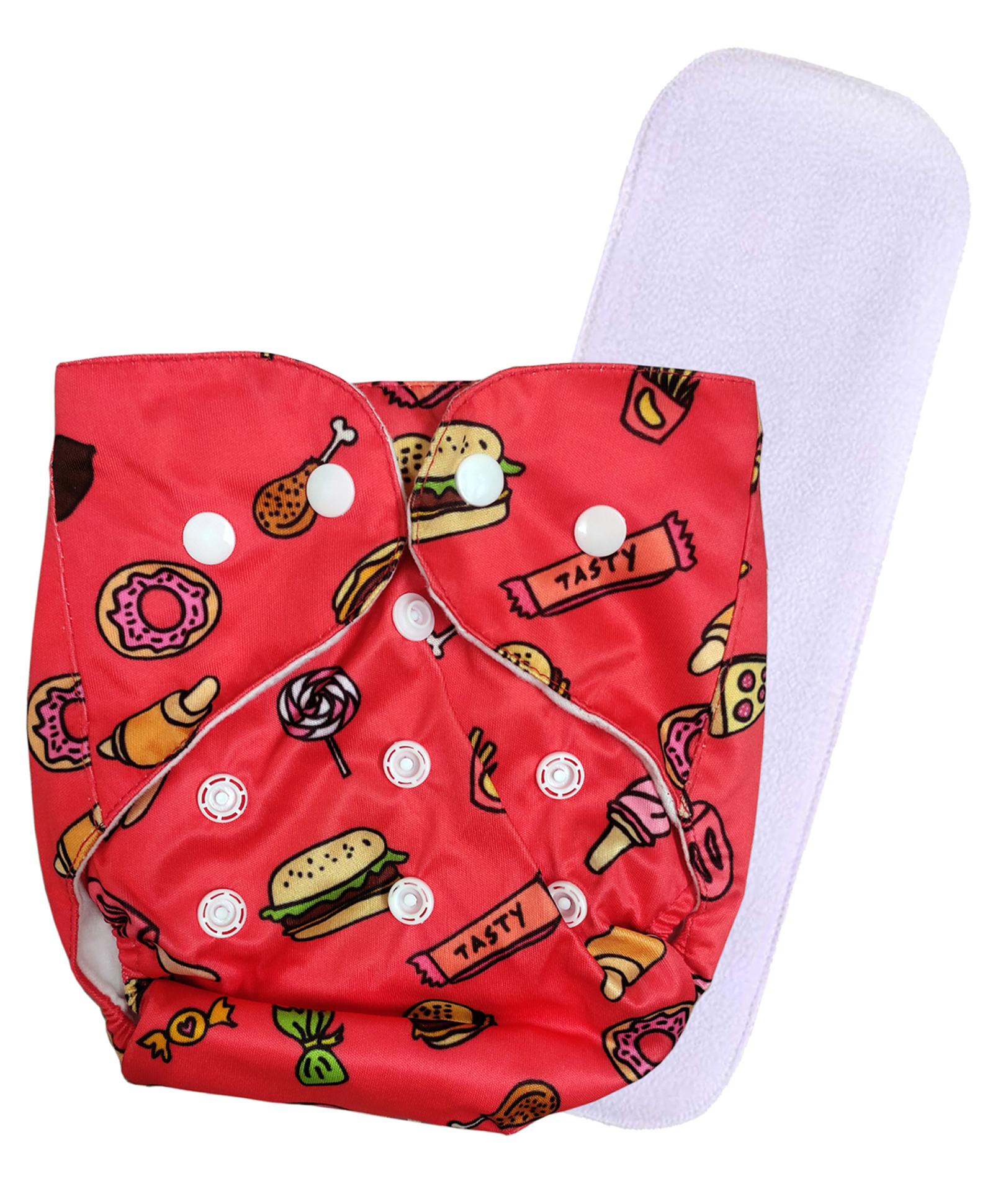 Fantasy India Washable Baby Diaper Premium Cloth Diaper Reusable, Adjustable Size, Waterproof, Pocket Cloth Diaper Nappie Free Size (1 Diaper and 1 Insert Pad)-image-43
