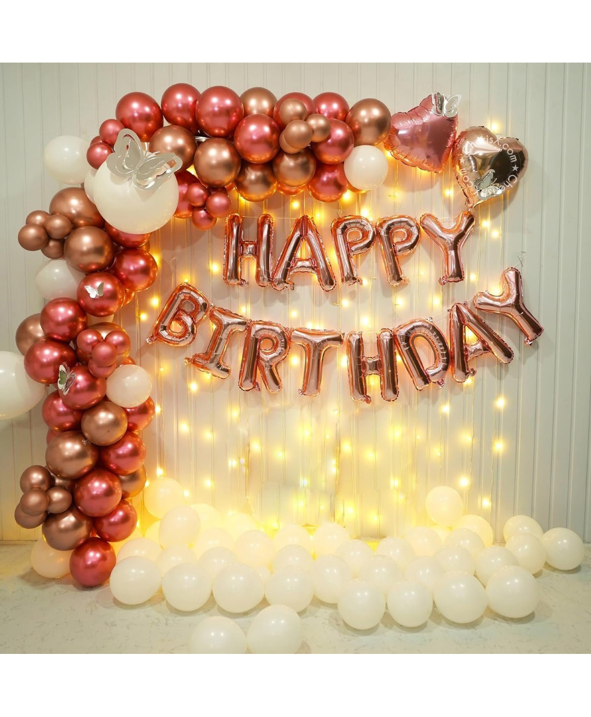 Surprise Decor Happy Birthday Balloon Decorating Essentials - Get the Party Started - Pack of 109 - Foil Balloons, Chrome Balloons, Balloon Pump-picture-18