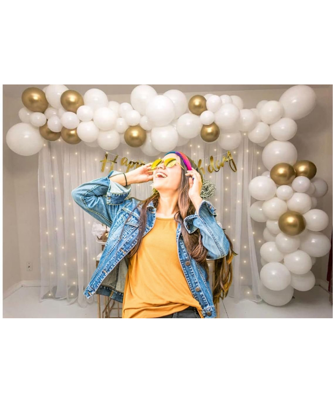 Surprise Decor Happy Birthday Balloon Decorations - 71 Pcs - Colorful Accents for All Ages - Bunting, Decoration Curtain-image-30
