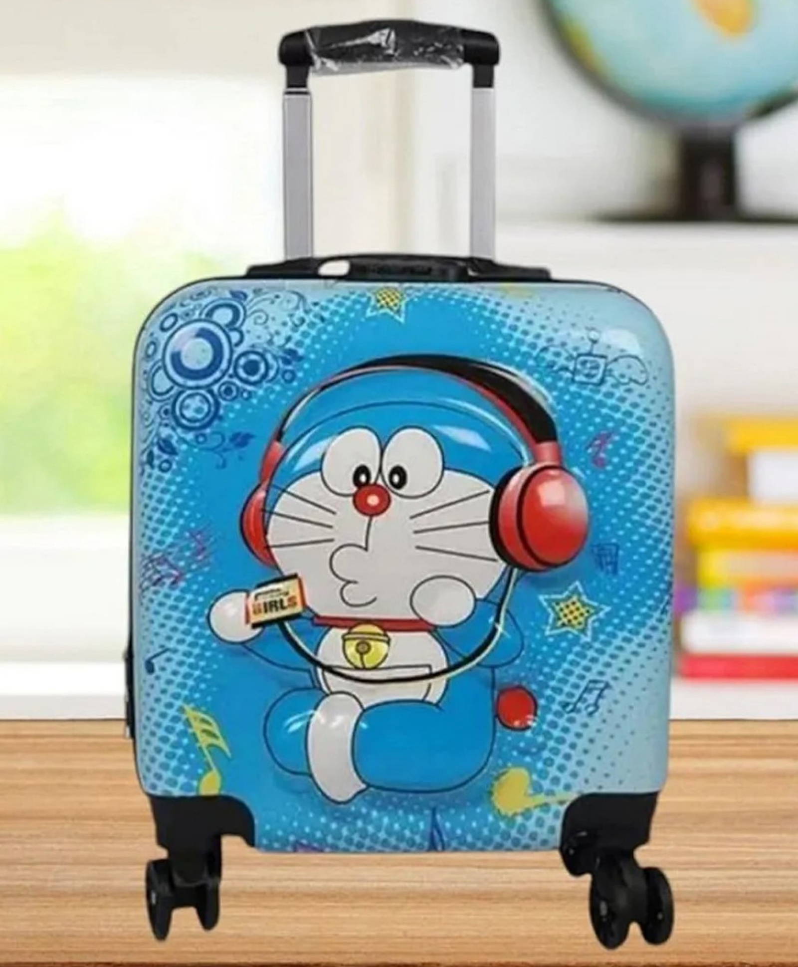 mihar essentials Mihar Kid's Travel Suitcase Trolley Bag with Wheels - Height 17.3 inch-picture-9