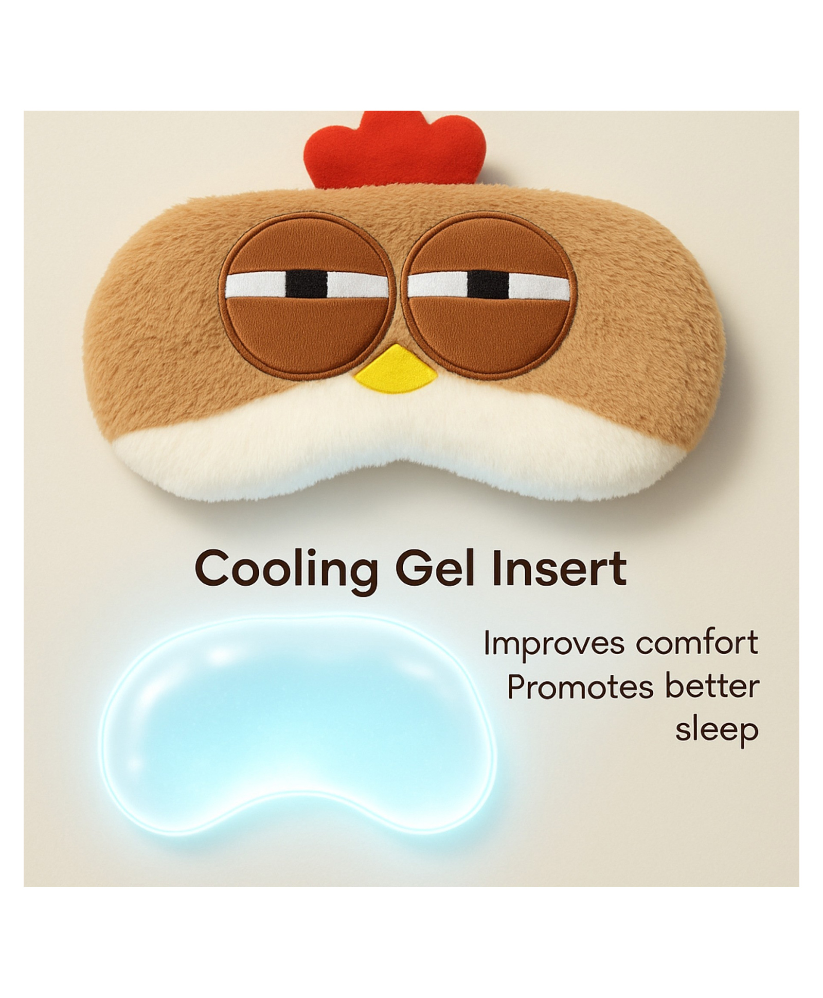 Mihar Essentials Frog Eye Sleep Mask With Freezing Gel For Relaxation - Print May Vary-image-21