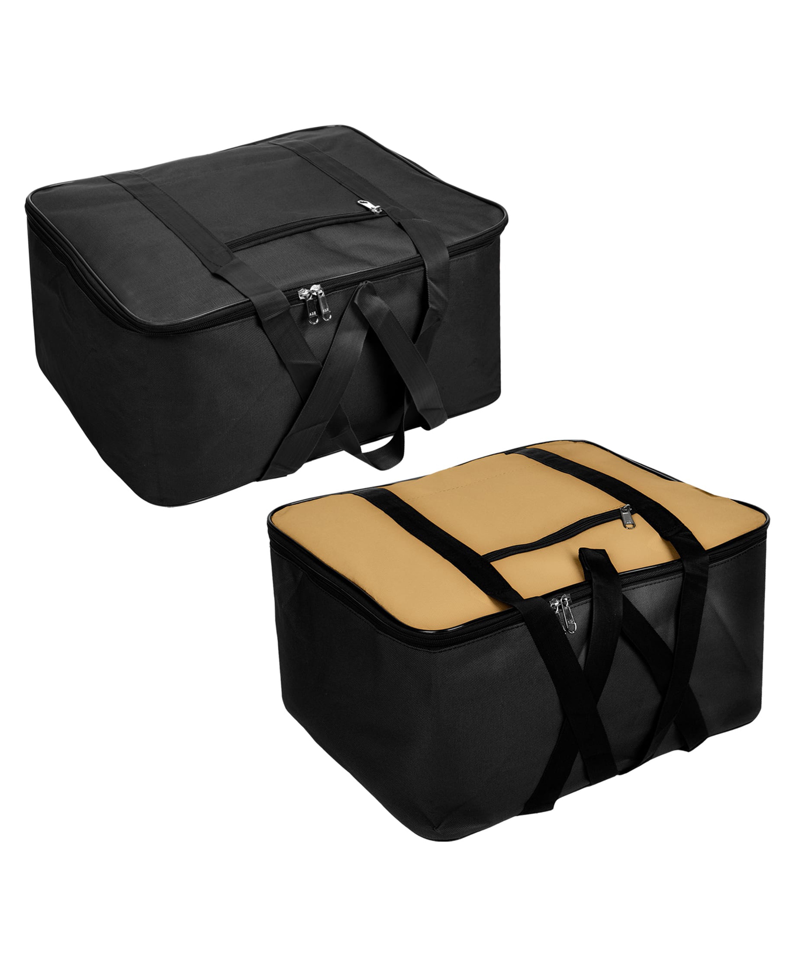 Kuber Industries Storage Bag  Clothes Storage Bag  Underbed Storage Bag  Zip Closure Storage Bag  Wardrobe Organiser with Handle  Large  Pack of 2  Multi