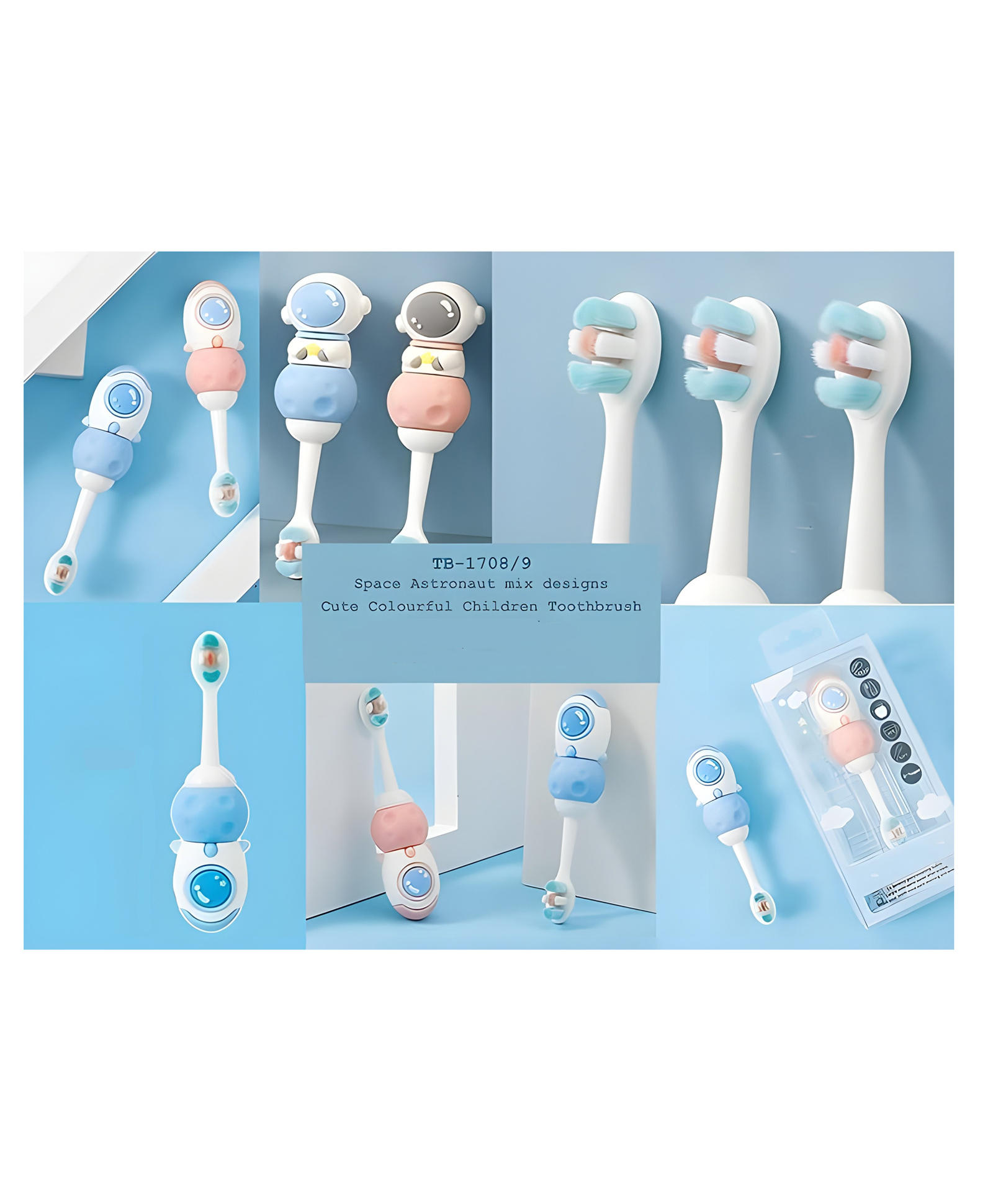 YAMAMA Toothbrush For Baby And Kids Cute Space Astronaut Design Soft  Extra Microfiber Soft Bristles Unisex Super Soft Manual Finger Toothbrush  - (Pack of 3  Color And Design May Vary)-image-23
