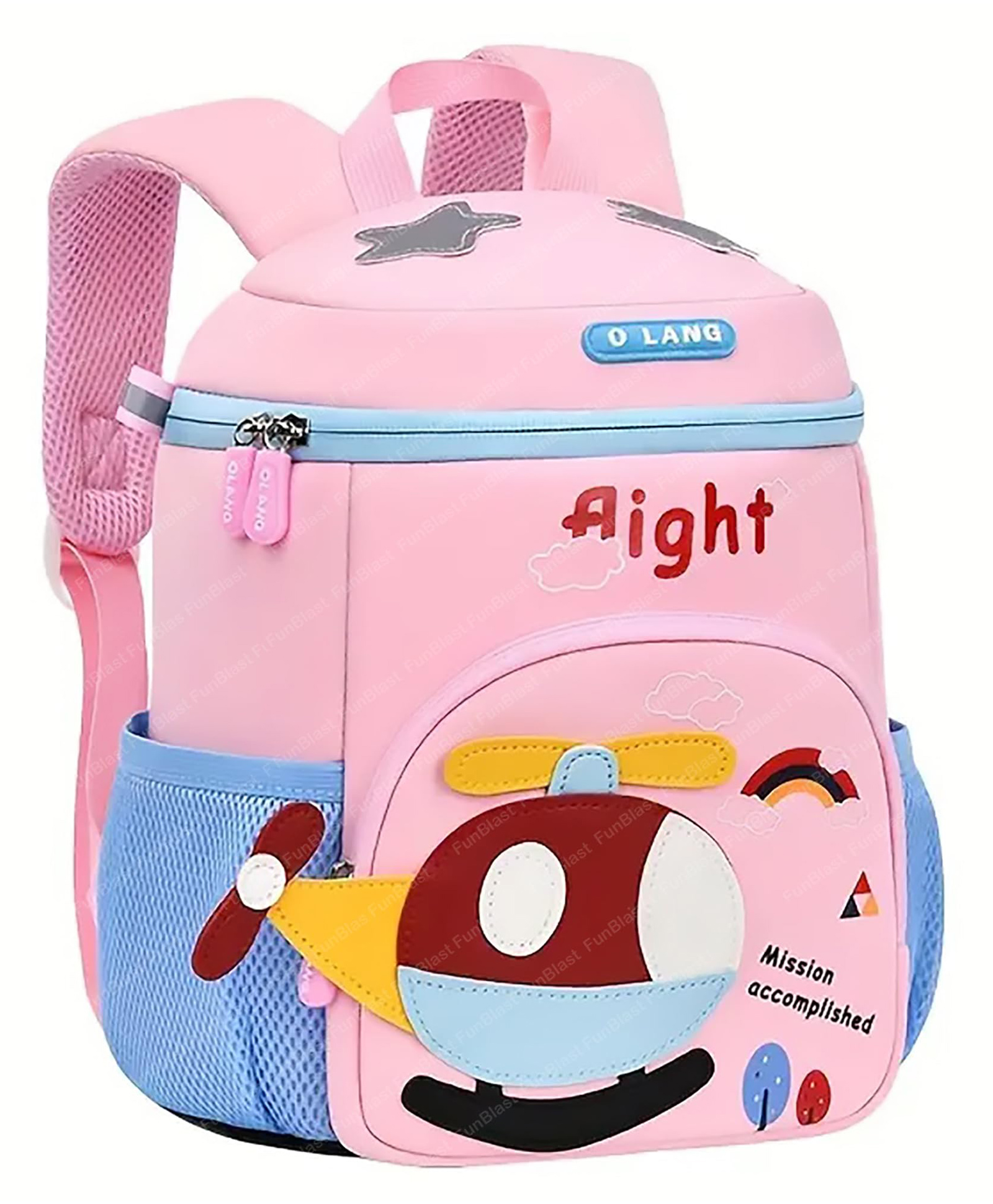 FunBlast Cartoon Theme Miniature Bag for Kids Pre-Schoolers - Pink - 10 Inch-image-39