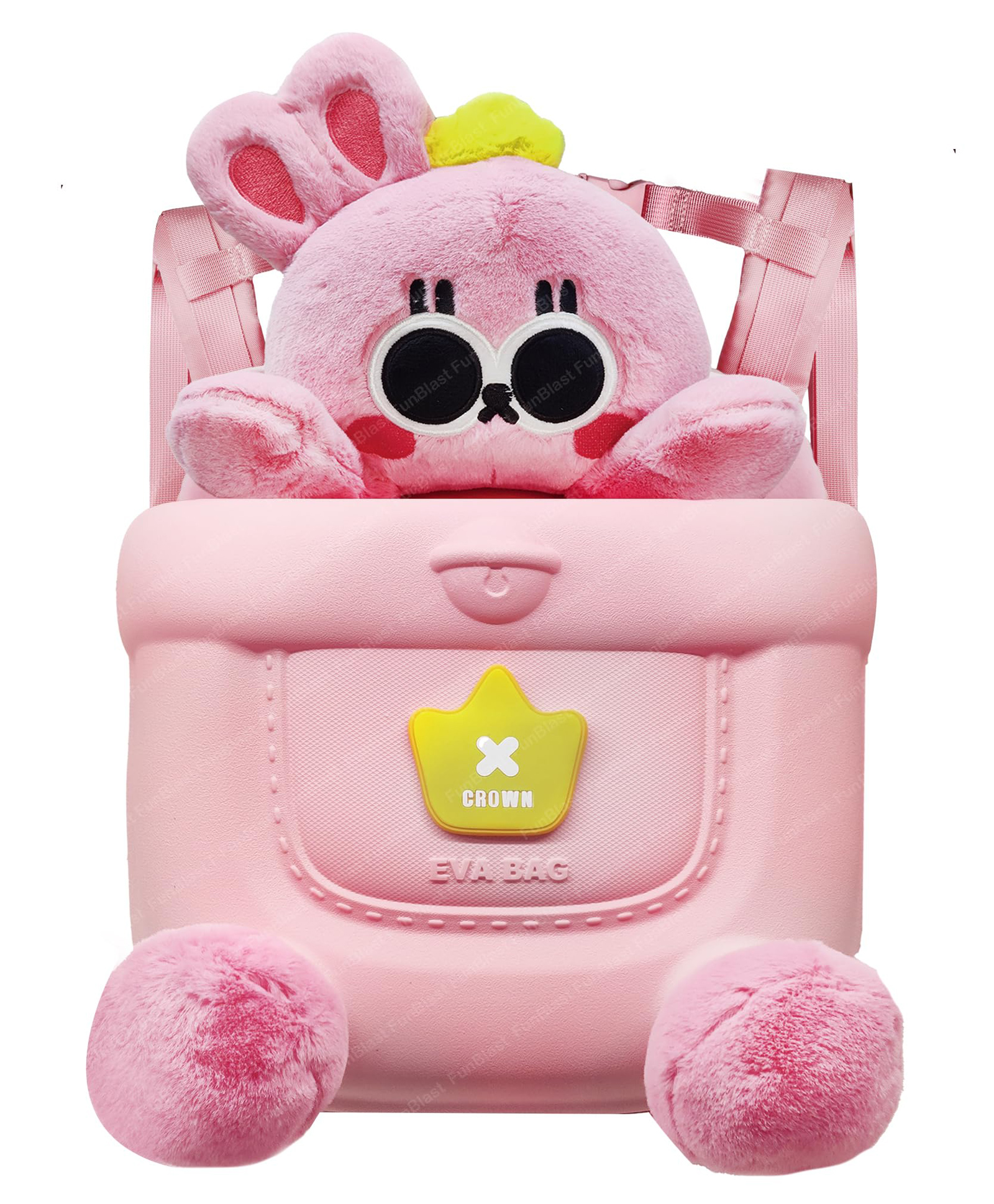 FunBlast Rabbit Theme Mini Backpack for Pre-Schoolers Kids 11 inch-picture-24