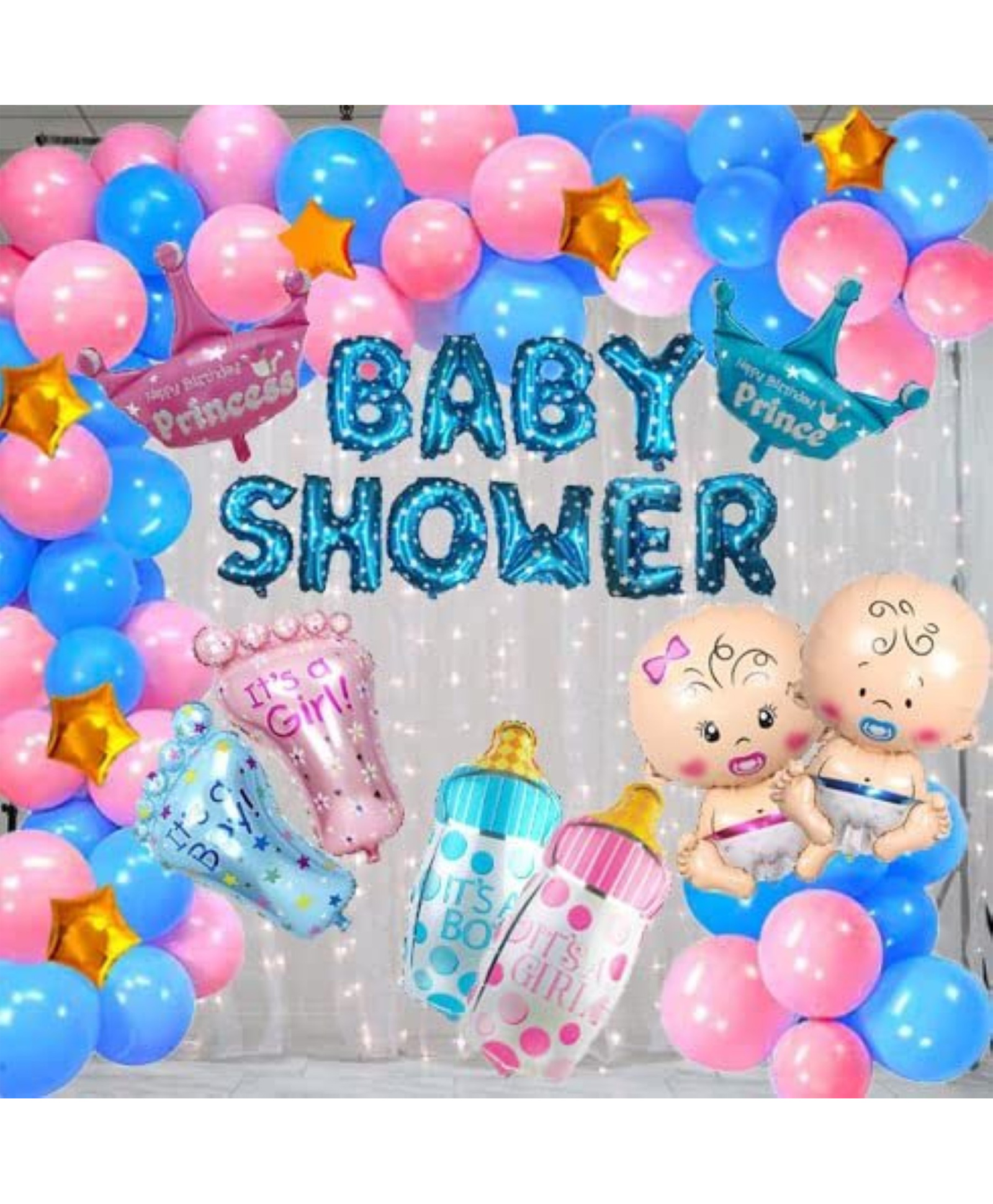 Surprise Decor Baby Shower Balloons Party Decoration Kids 41pcs Boy girl Arrival Birthday Party Decoration Supplies Balloon-picture-17