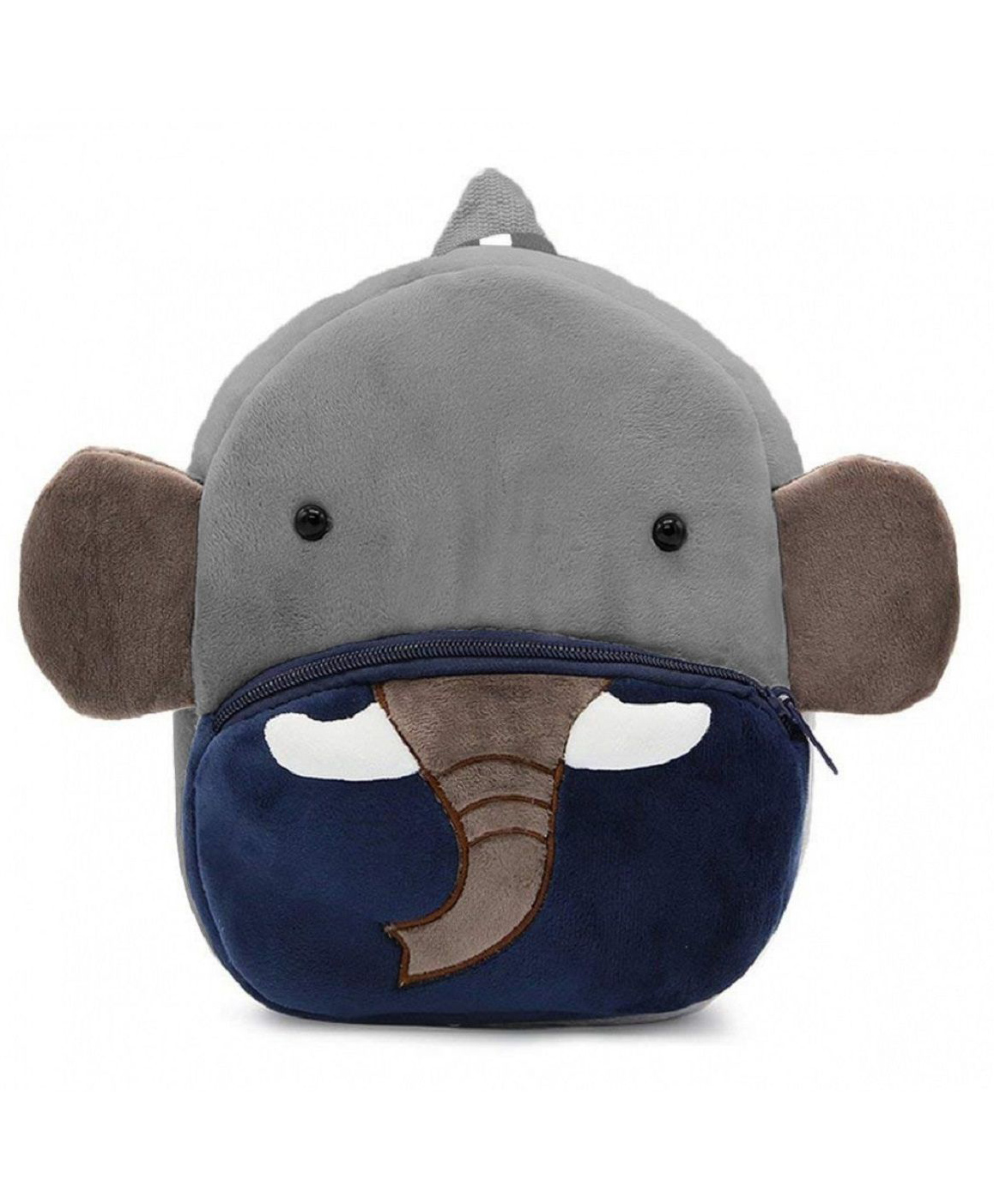 Frantic Premium Quality Soft design ND Blue Elephant Bag for Kids height - 14 inches-image-39