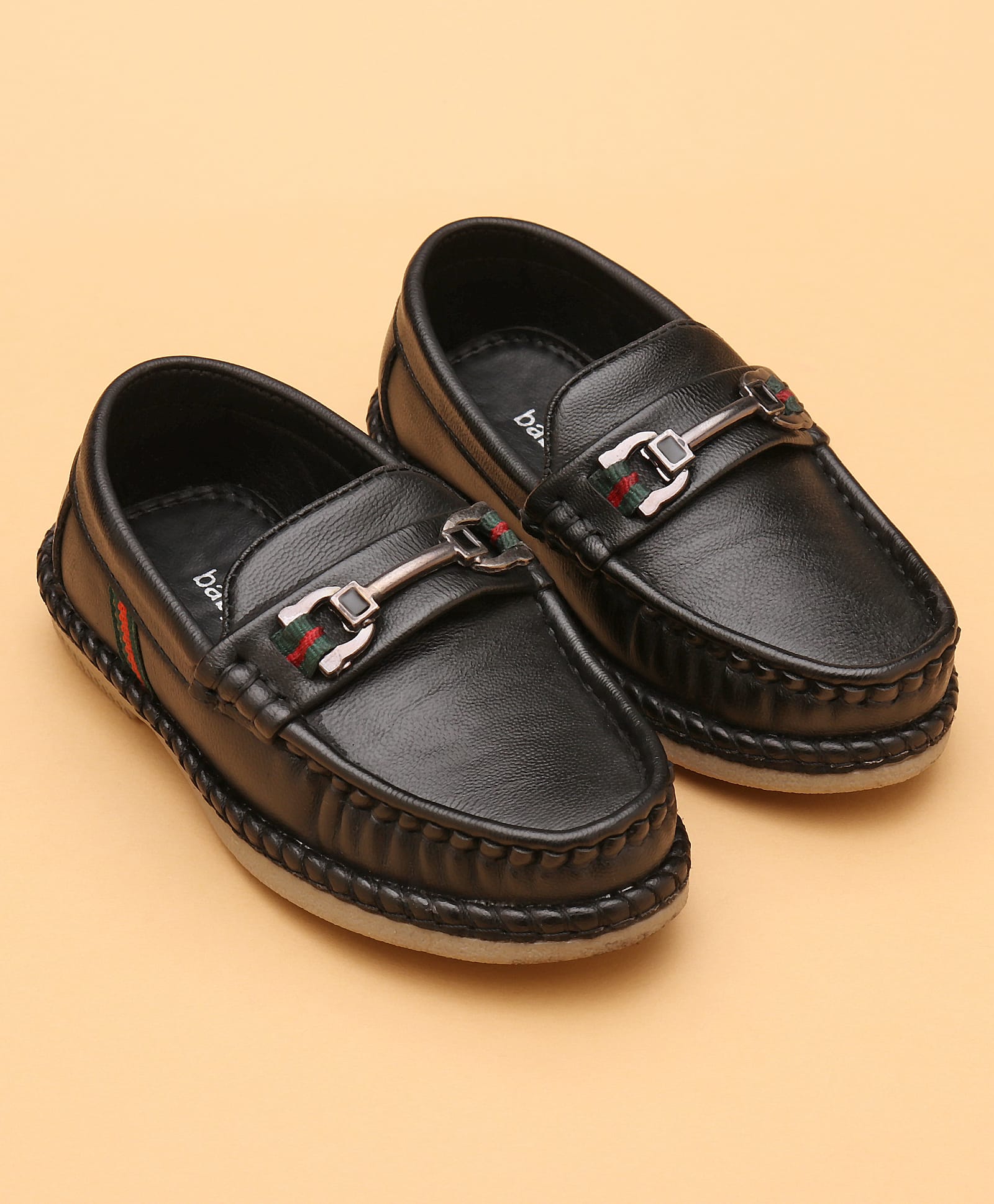 Babyoye Slip on Style Formal Shoes - Black-picture-21