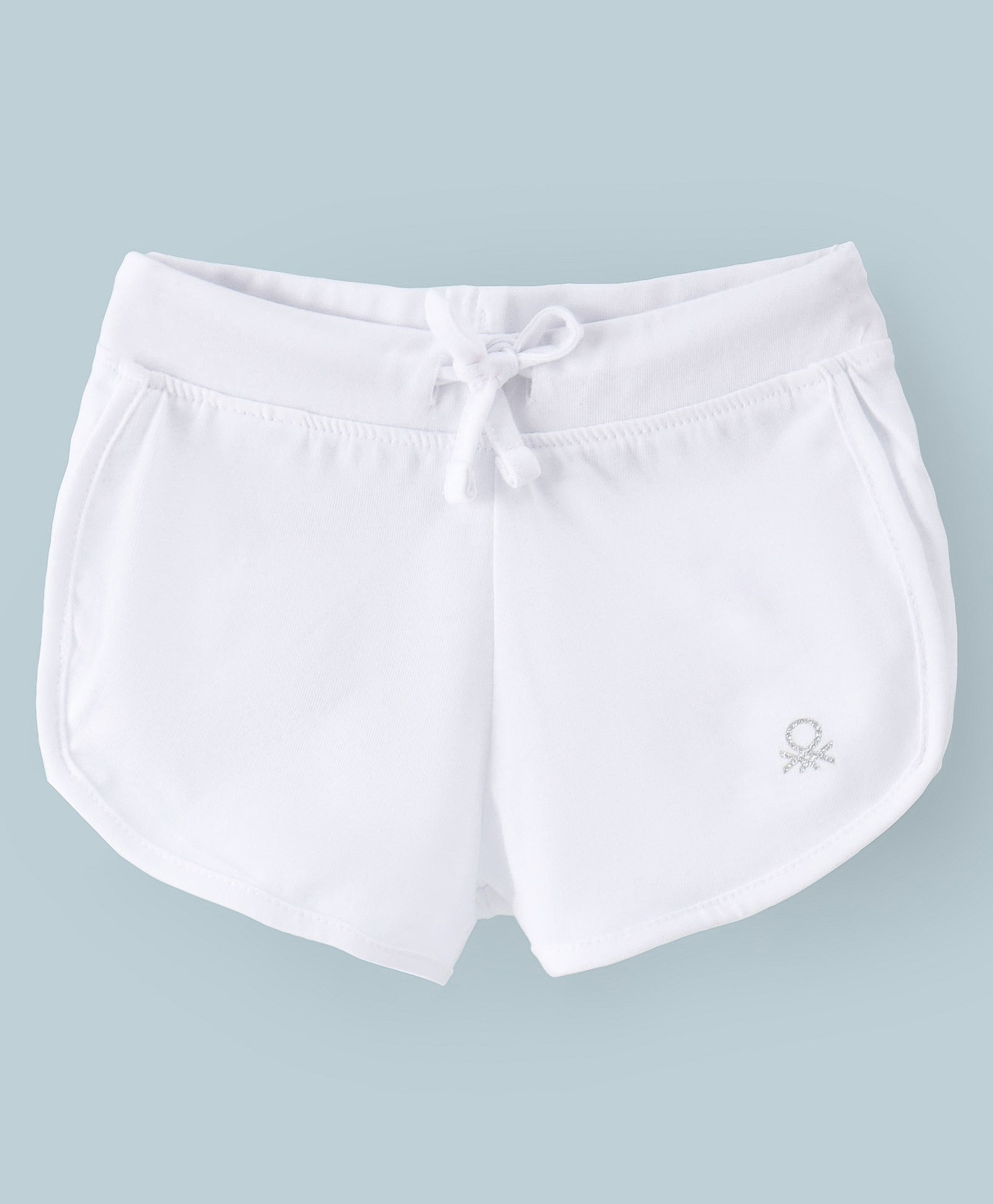 UCB Cotton Knee Length Solid Shorts - White-picture-27
