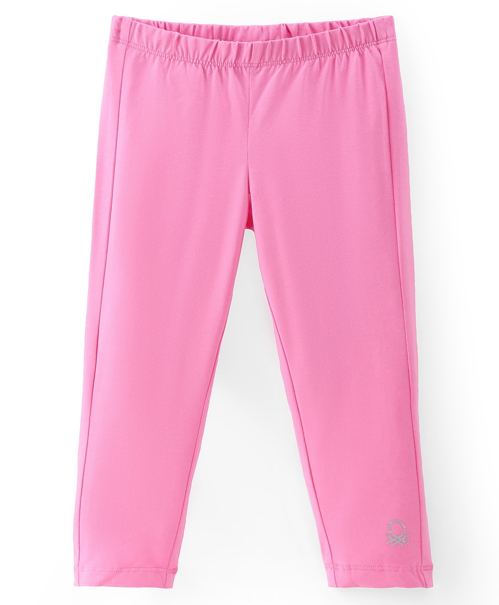UCB Cotton Knit Full Length Logo Printed Leggings - Pink-picture-48