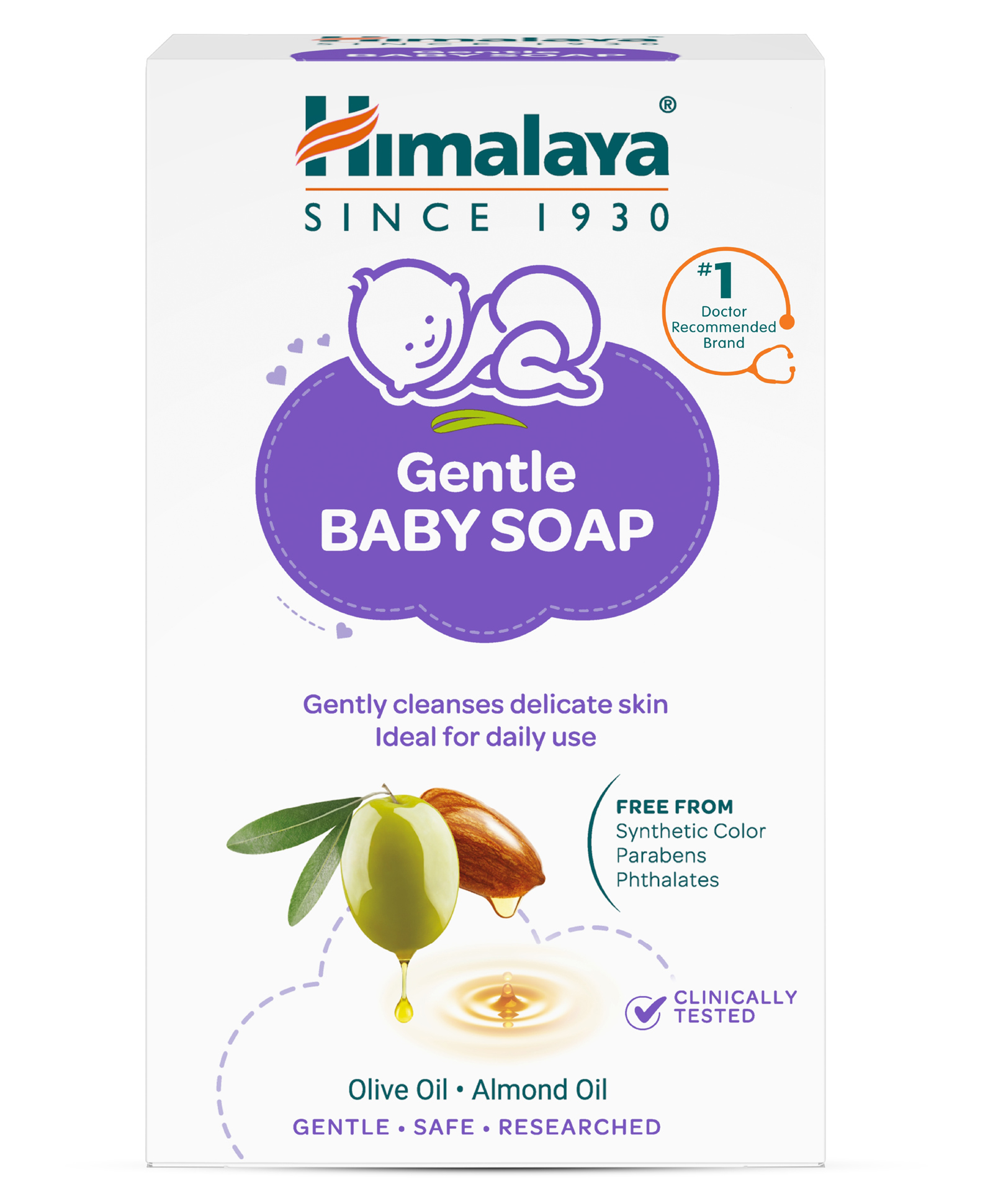 himalaya babycare Himalaya Herbal Gentle Baby Soap - 75 gm-picture-27