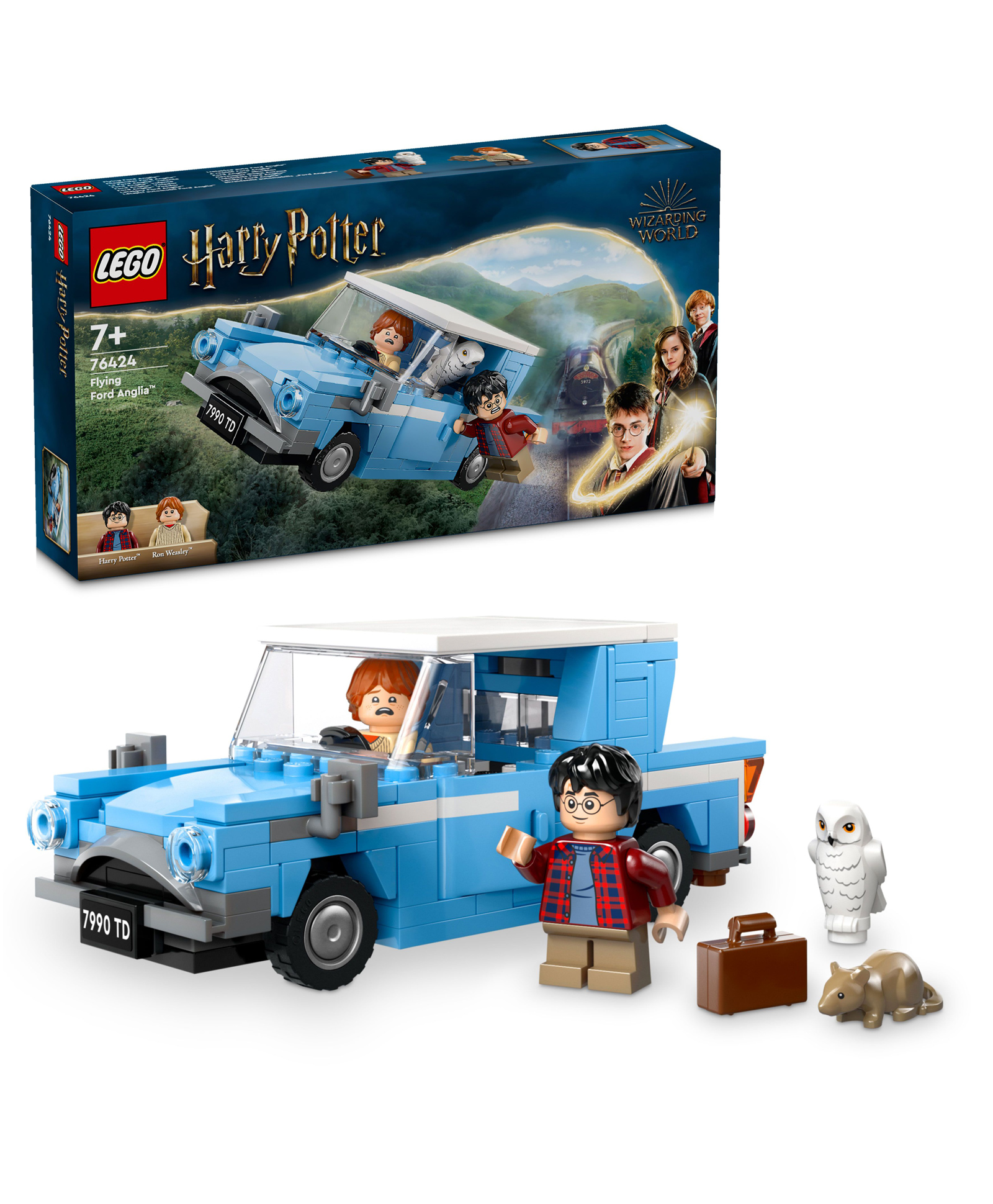 LEGO Harry Potter Flying Ford Anglia Car Toy Building Set 165 Pieces - 76424-image-29
