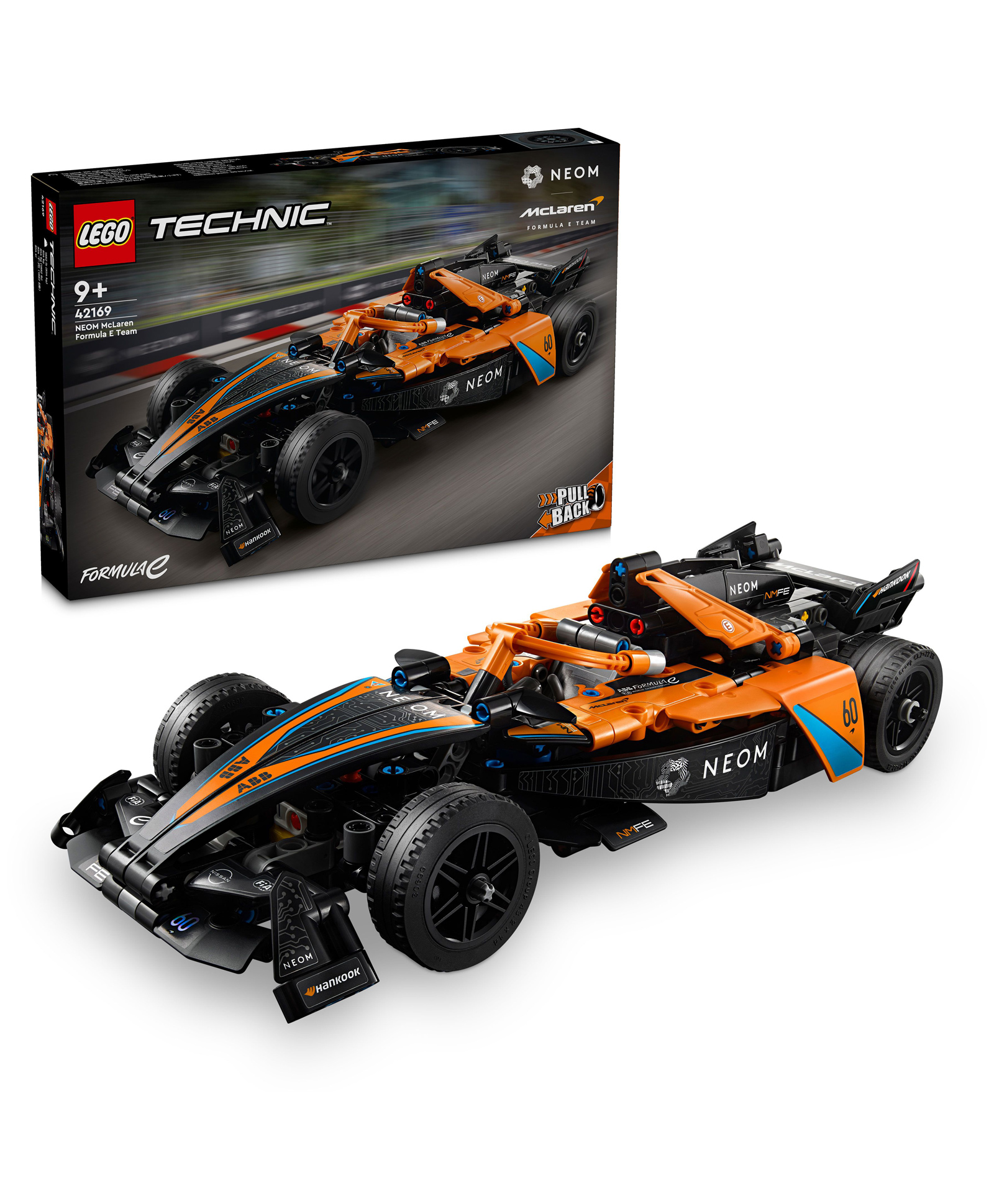 LEGO Technic Neom McLaren Formula E Race Car Building Toy Set 452 Pieces - 42169-picture-21