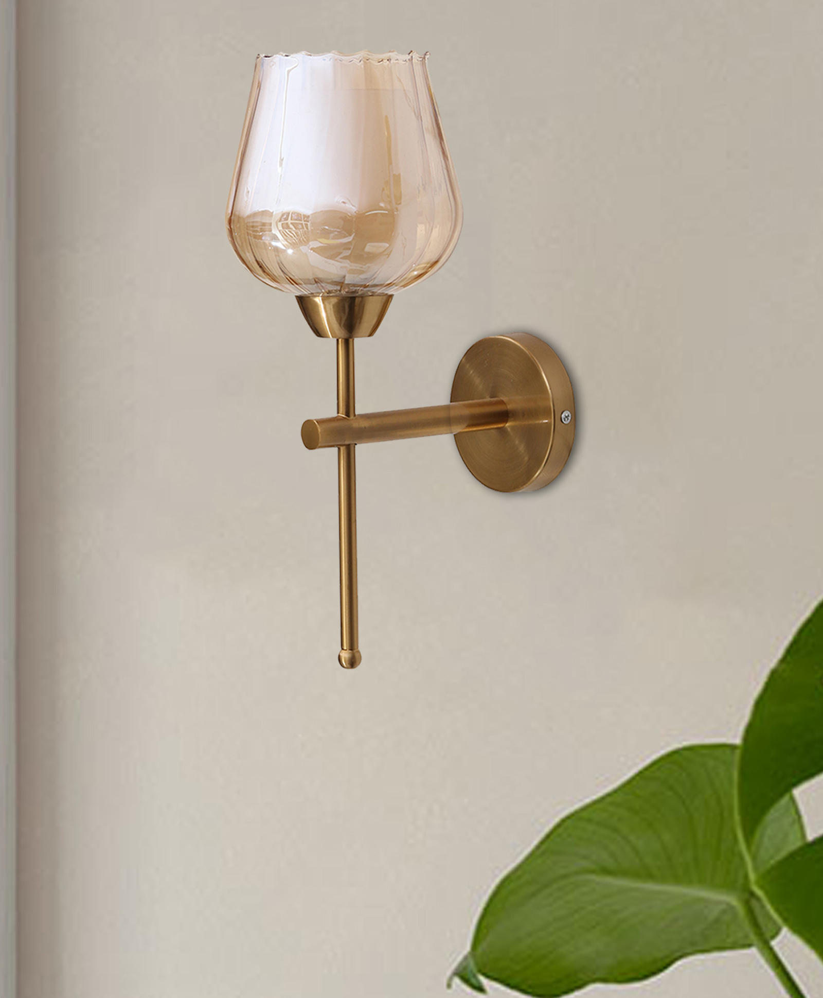Shree Kala Home Décor Your Walls with the Stylish and Decorative Lotus Shaped Glass Wall Light-picture-5
