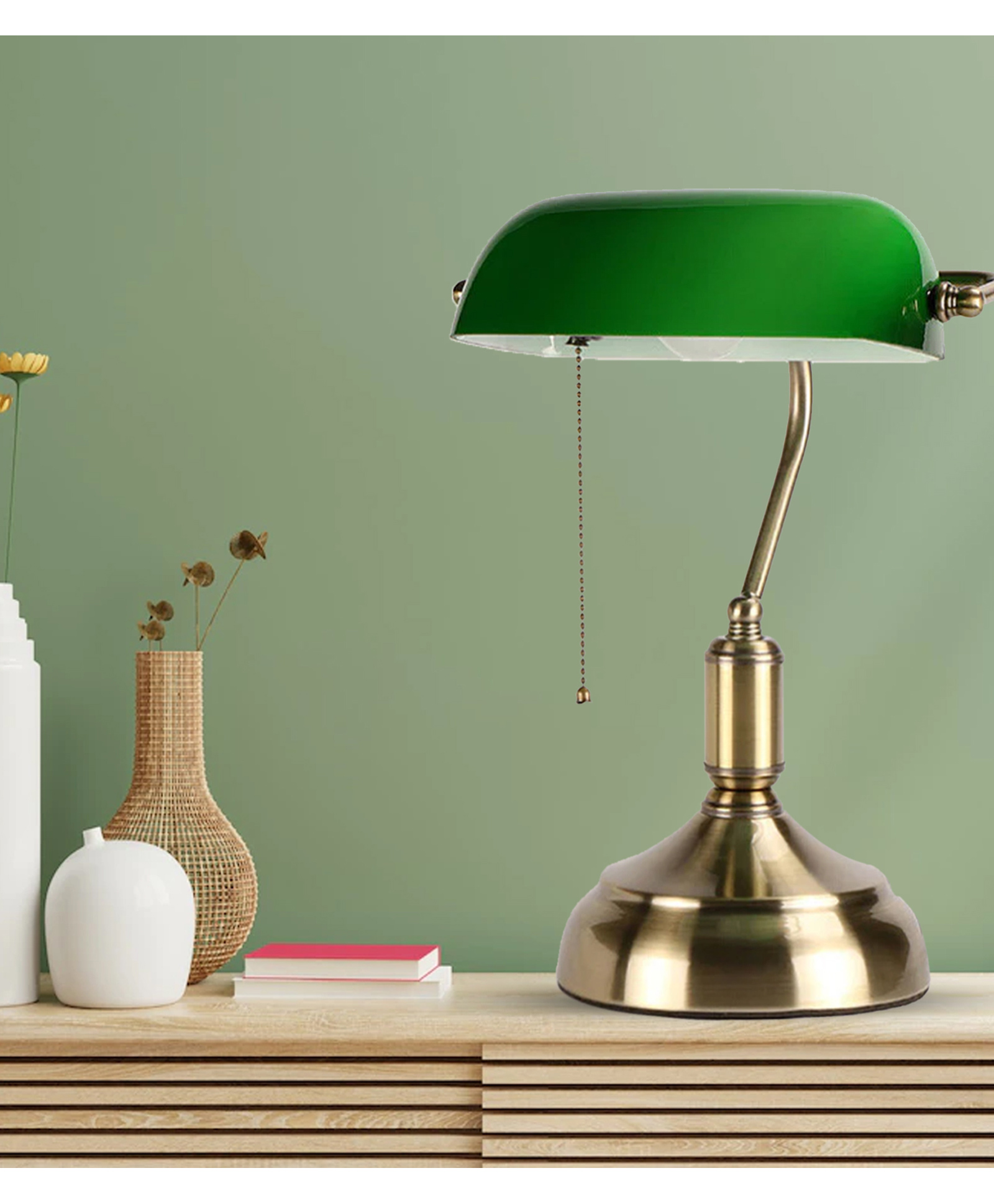 Shree Kala Home Décor Elegant Banker Desk Lamp Classic Sophistication-picture-8