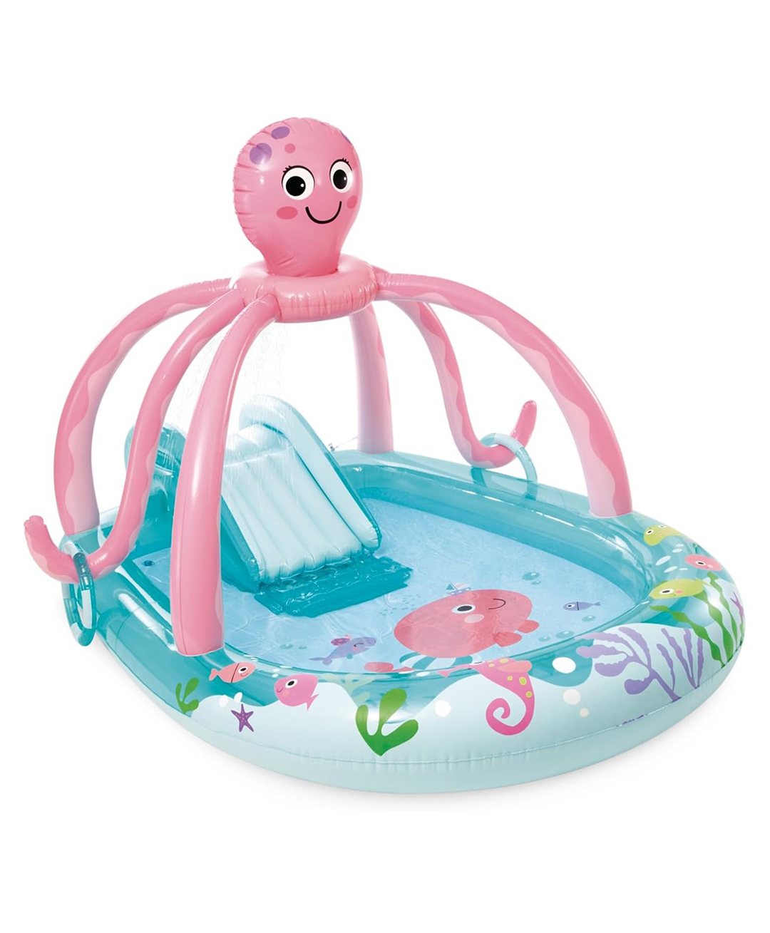 Intex 56138 Large Pool Friendly Octopus Play Center Pool Intex Inflatable Swimming Pool Intex Pool  Multicolor-image-10