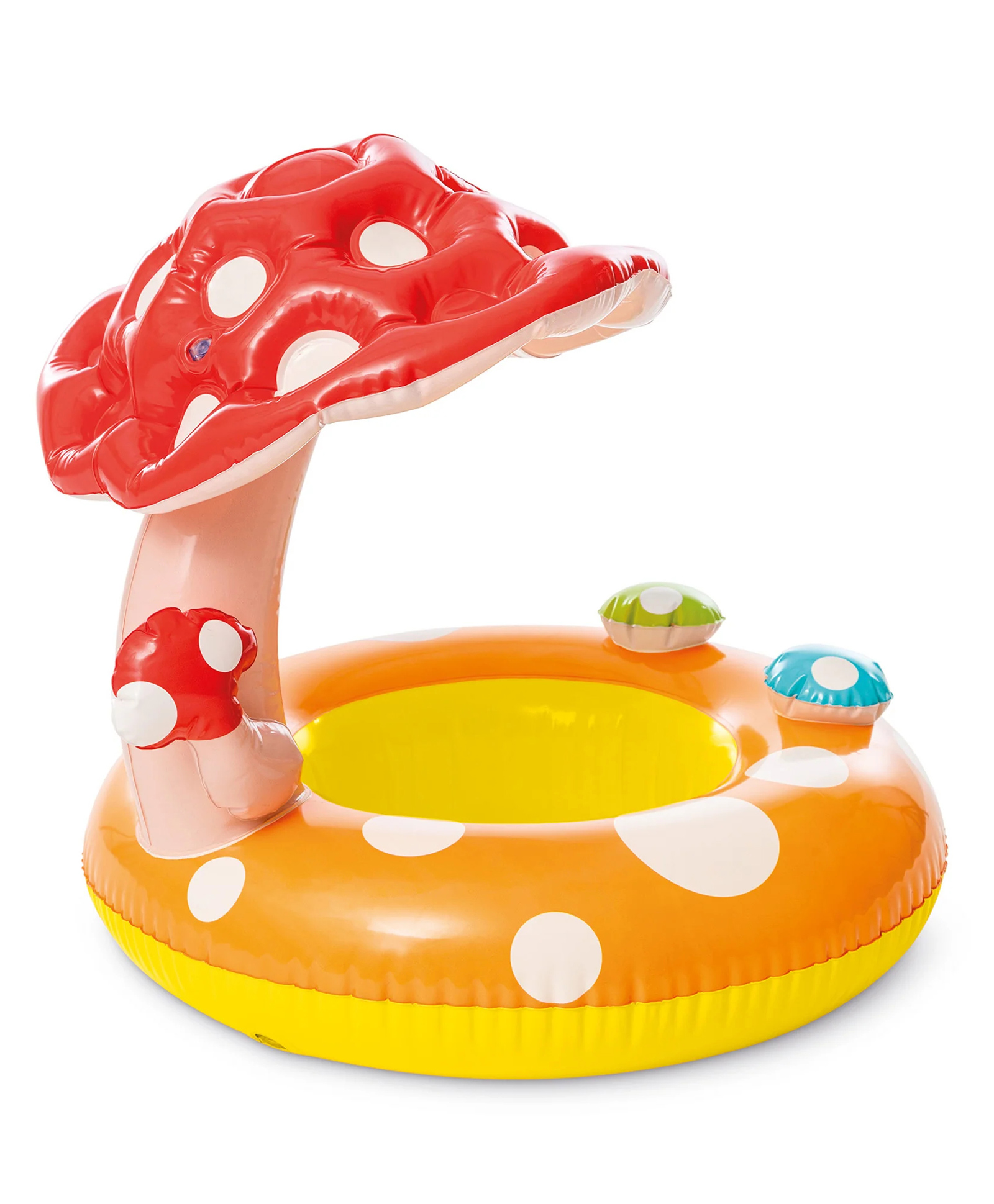 Intex 56574 Mushroom Inflatable Baby Float Sunshade Mushroom Kiddie Float Swimming Ring Intex Pool Intex Float Intex Swimming Tube  Multicolor-picture-14