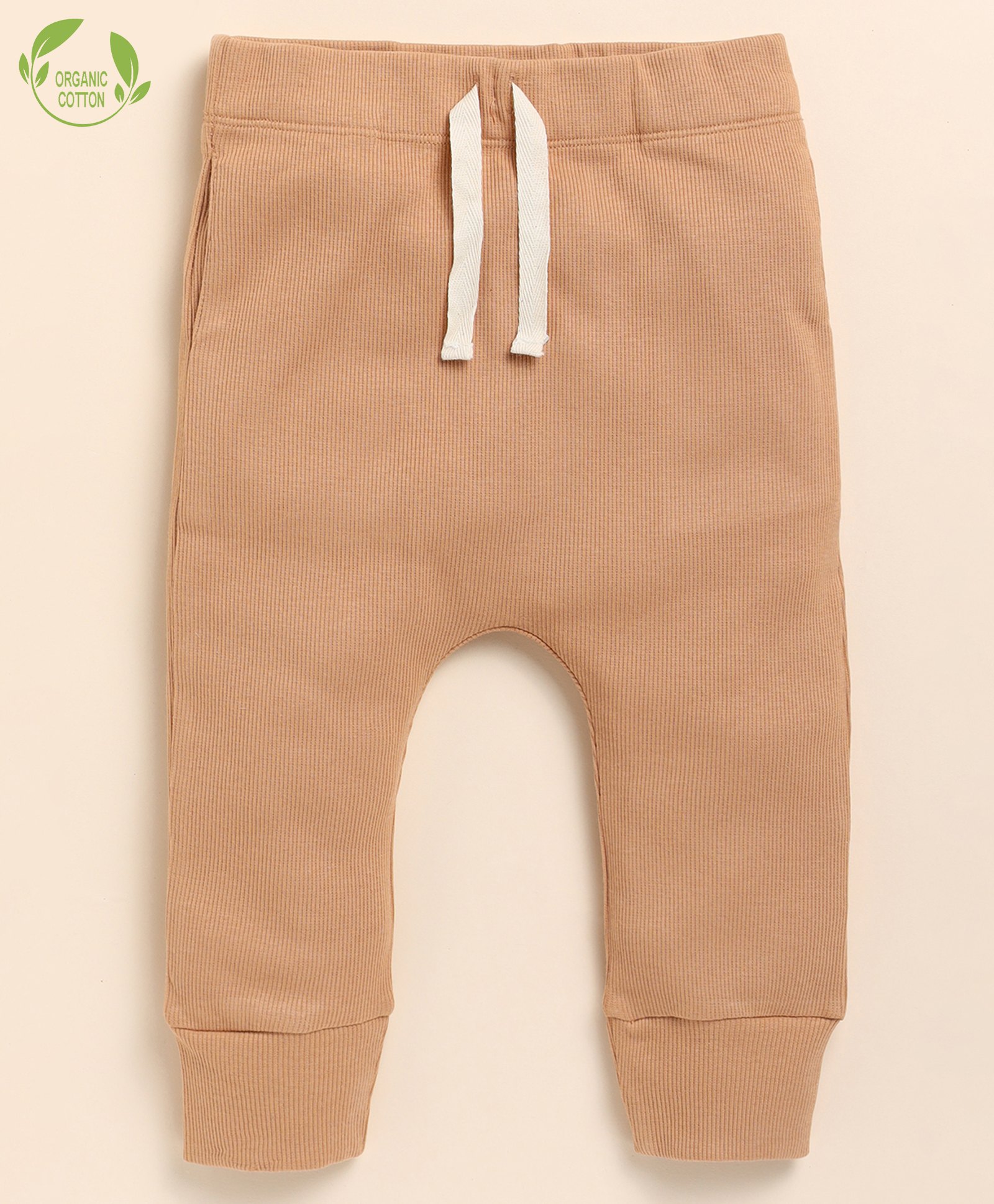 Cot & Candy Organic Cotton  Ribbed Leggings - Brown-picture-18