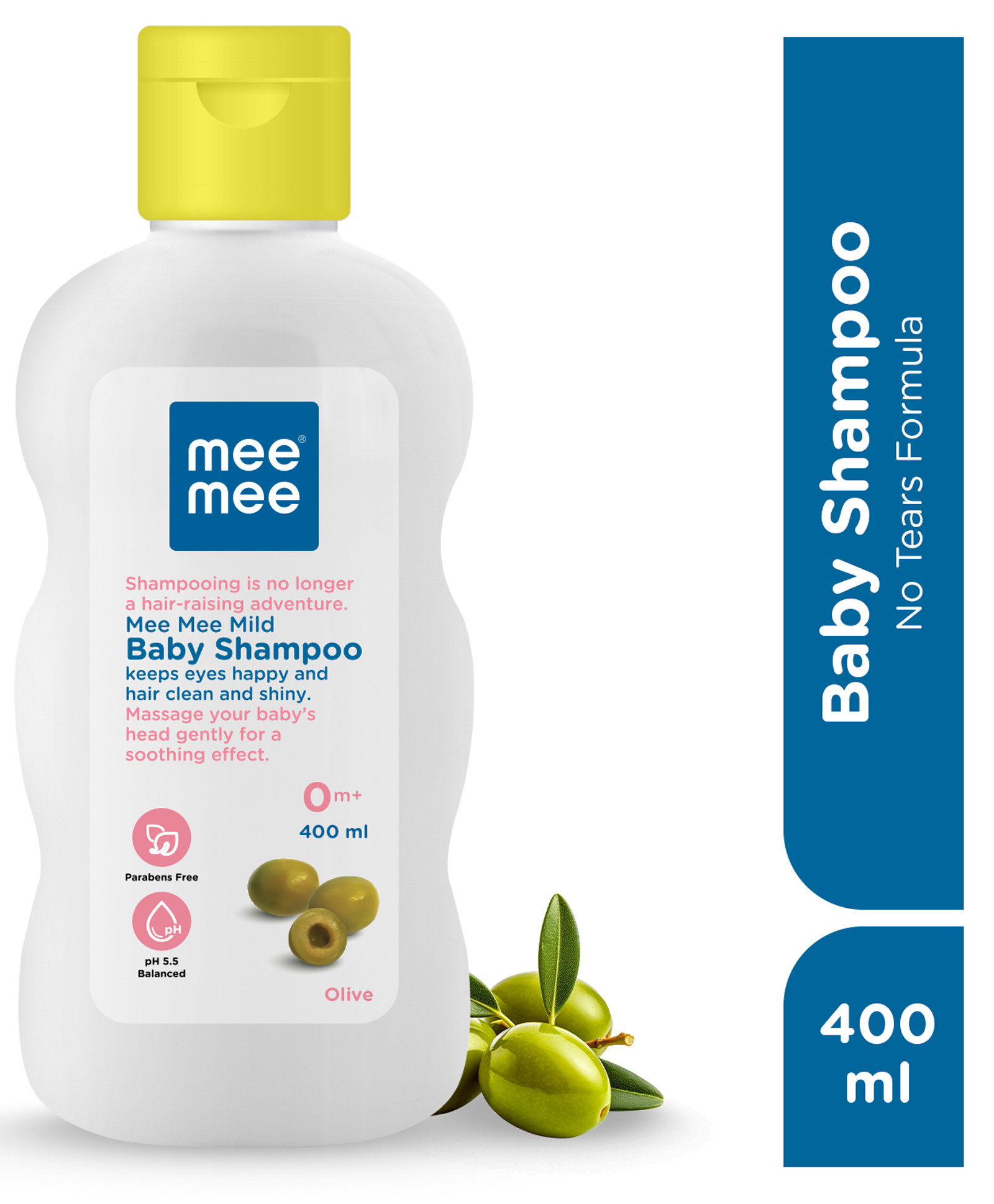 Mee Mee Mild Baby Shampoo with Olive Oil Extracts - 400 ml