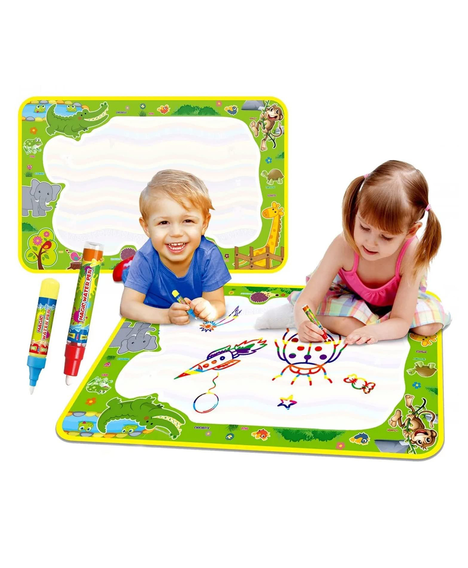 Sanjary Water Doodle Mat for Kids - Color & Print May Vary-picture-21