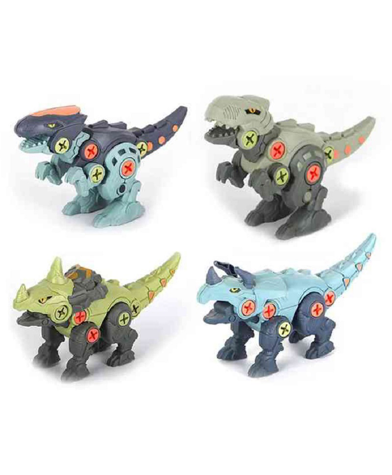 Sanjary 4 Dinosaurs with 1 Screwdrivers Toy for kids - Color & Design May Vary-picture-43