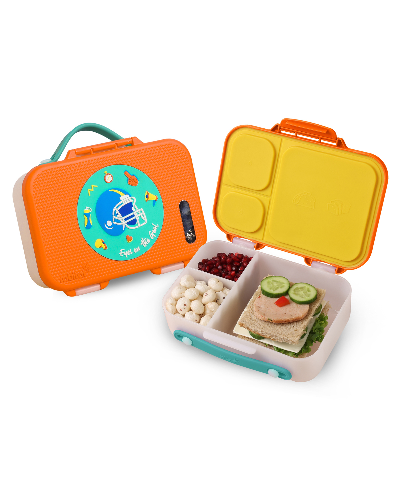 Rabitat Munchbee Divided Lunch Box - Madeye-image-43