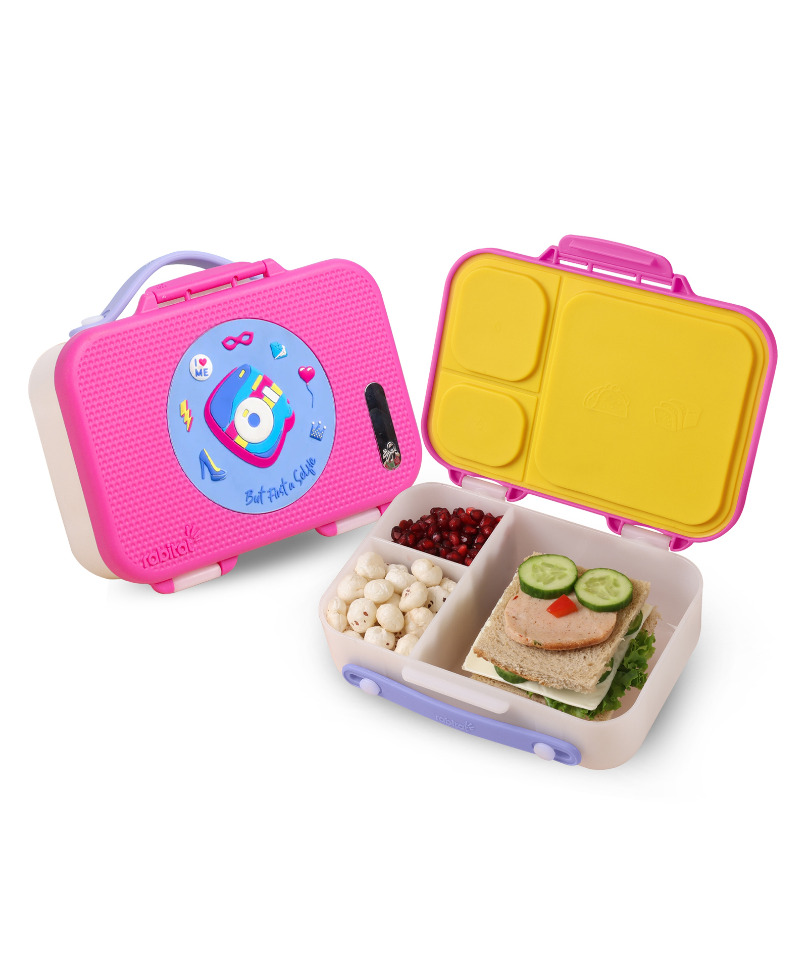 Rabitat Munchbee Divided Lunch Box - Diva-image-44