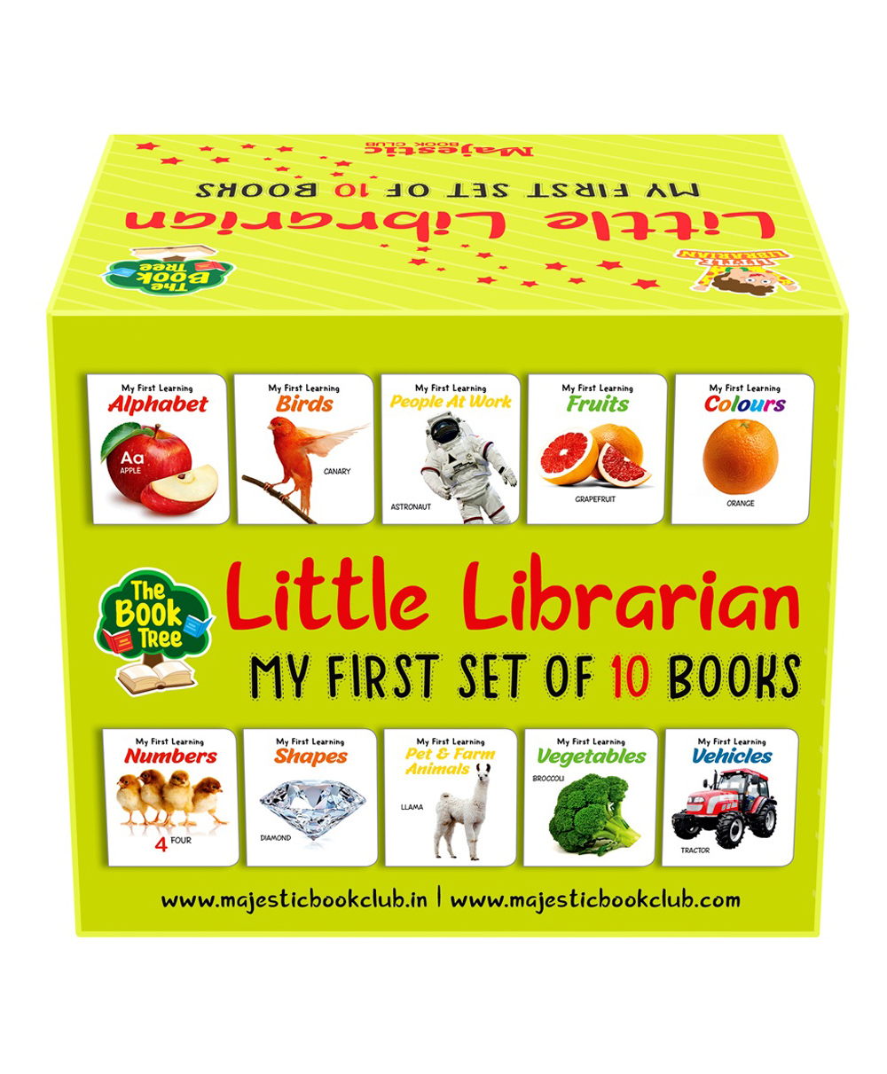Majestic book club My First Little Librarian: Boxset of 10 Best Board Books for Kids Board book-image-41