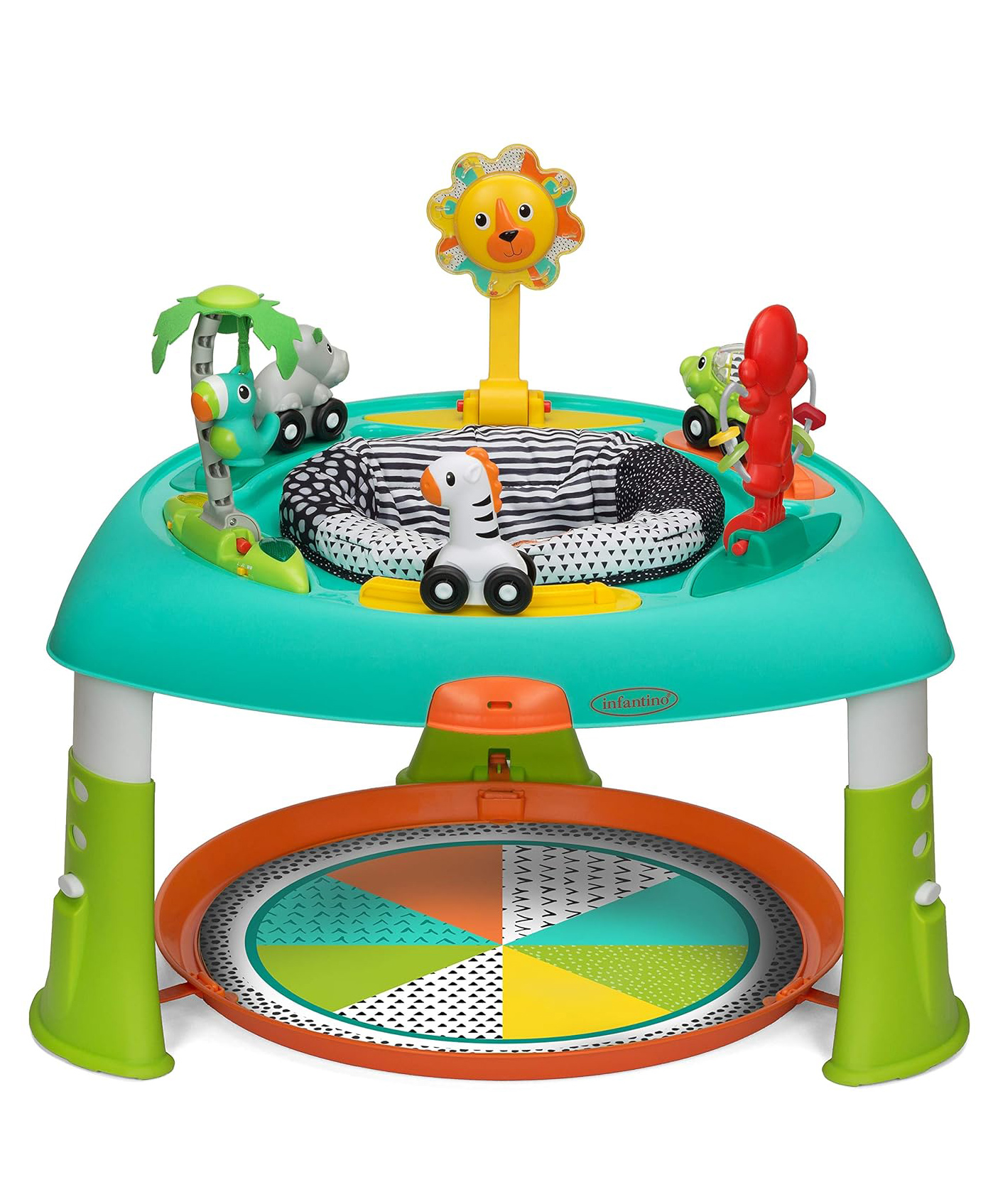 Infantino 2-in-1 Sit Spin and Stand Entertainer and Activity Table Multicolor 4 months to 5 Years-picture-27