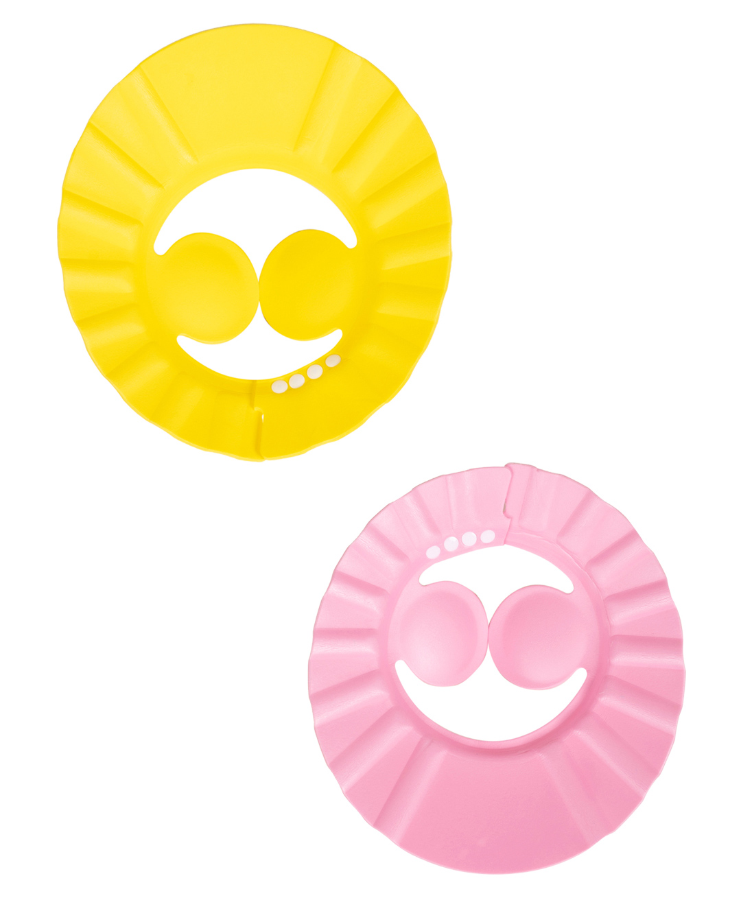 baby moo No Tears Safe Adjustable Bathing Shower Cap Pack of 2 - Yellow, Pink-picture-10