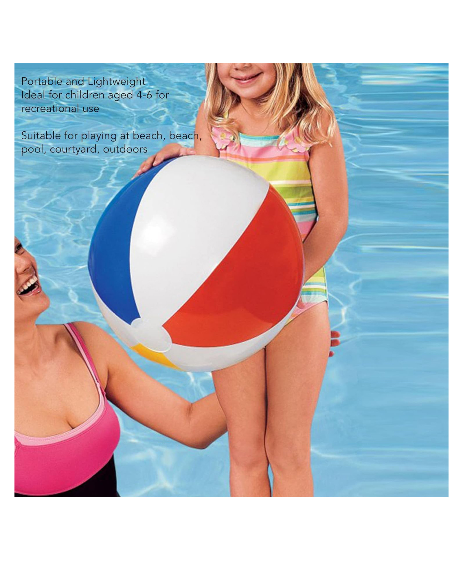 Planet of Toys Inflatable Ball for Pool Party Play & Beach-picture-29