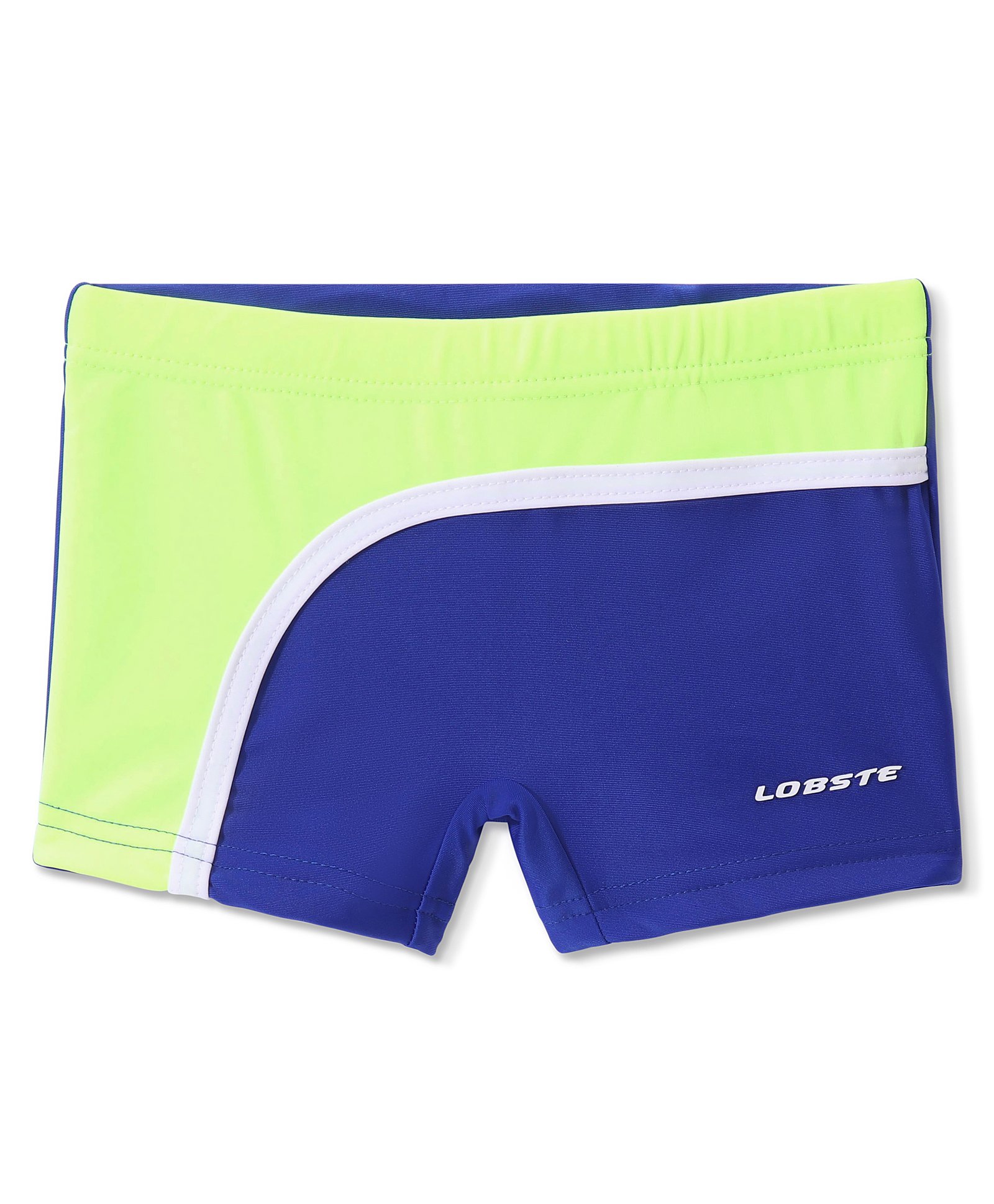 LOBSTER  Swimming Shorts with Text Print - Blue & Green-image-49