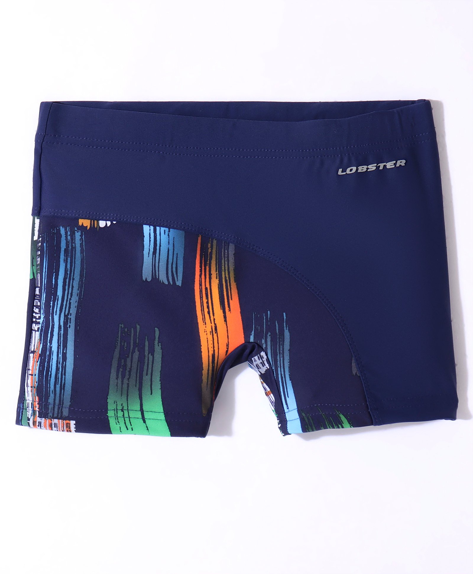 LOBSTER Printed   Swimming Shorts - Navy Blue-image-12
