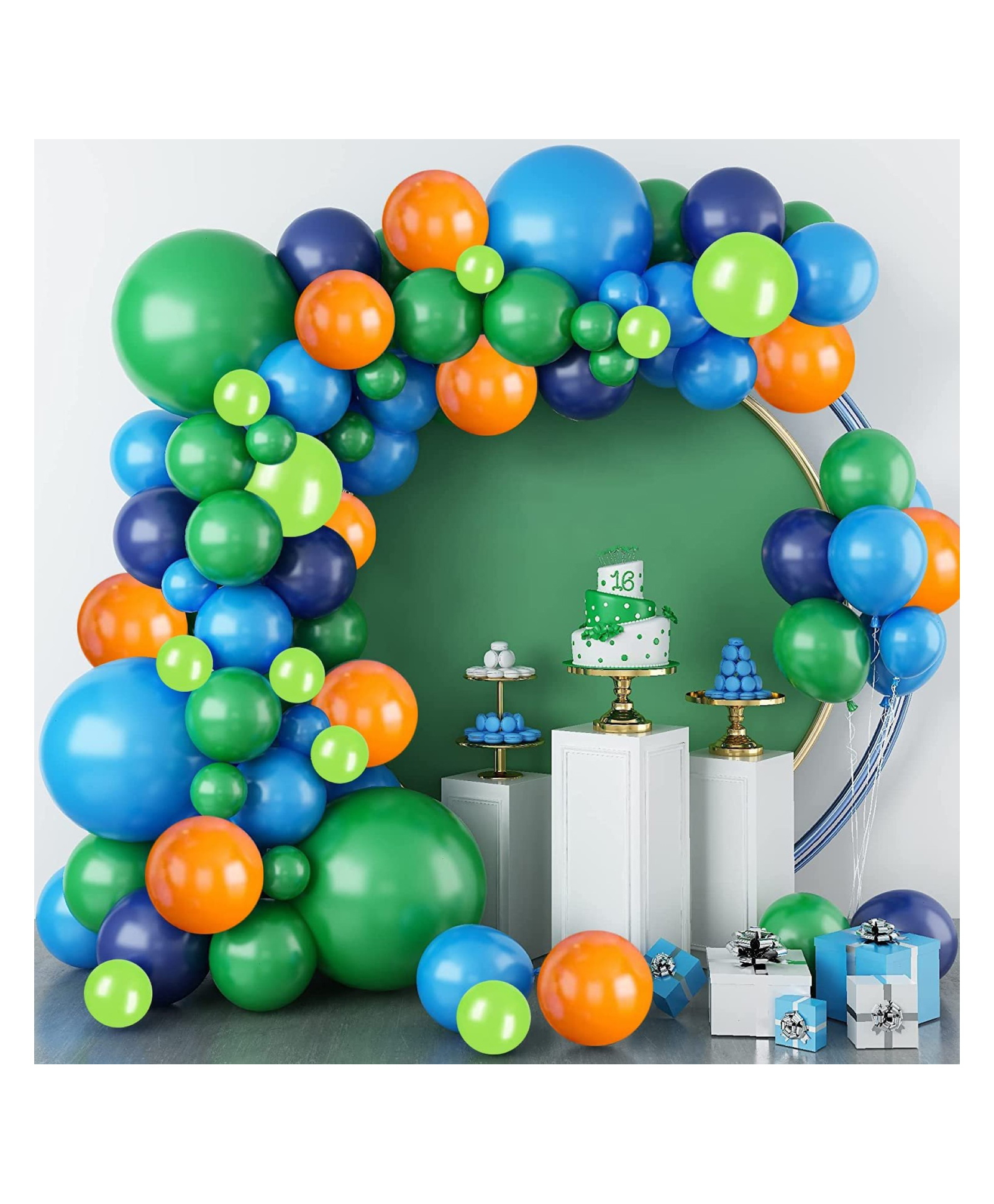 Bubble Trouble Balloons for Birthday Decoration - Cute 76Pcs Balloon Decoration for Birthday | Under The Sea Theme | Birthday Decoration Items For Girl | Mermaid Theme Birthday Decorations-picture-39