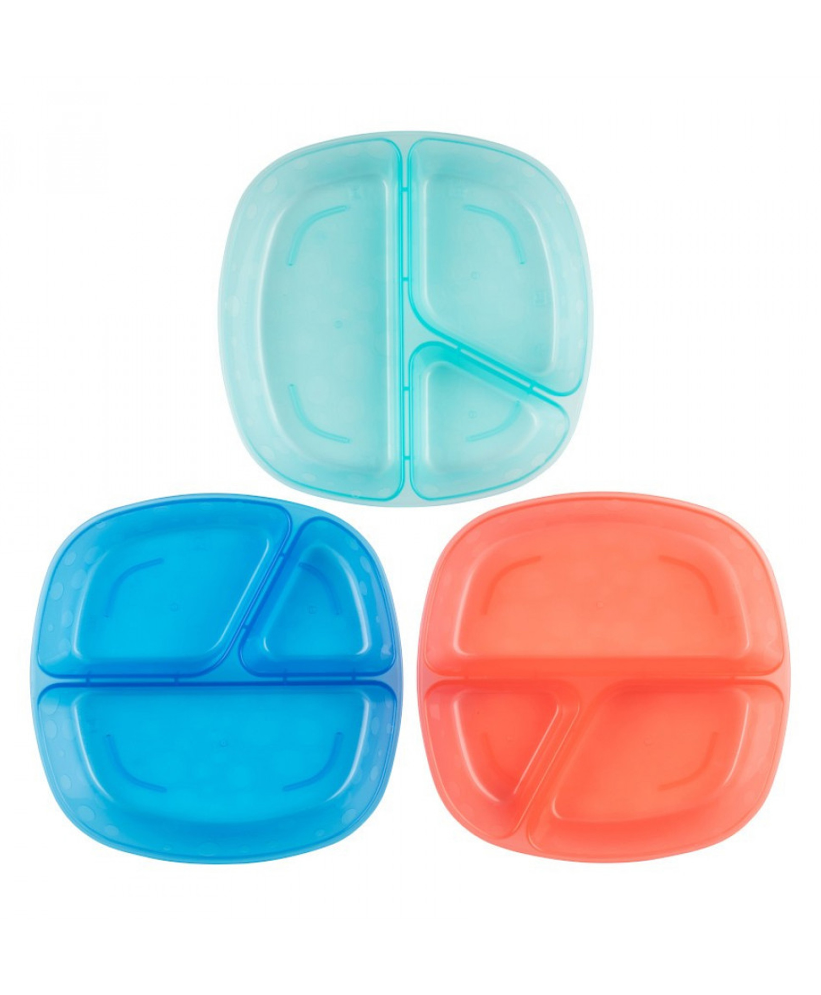 Dr. Brown's Divided Plates Pack of 3 - Multicolor-picture-9