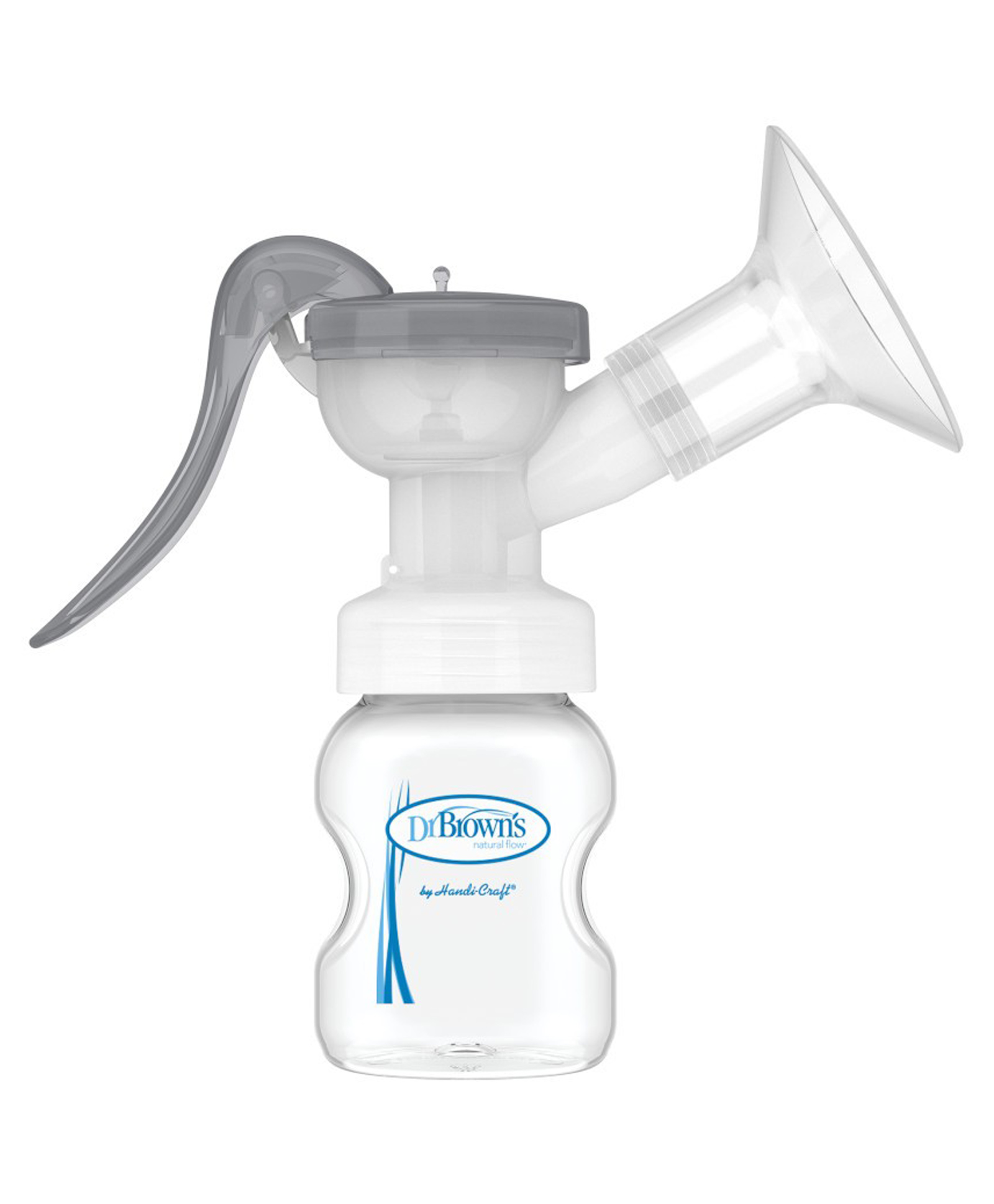 Dr. Brown's Manual Breast Pump With Silicone Shield- Transparent-picture-24