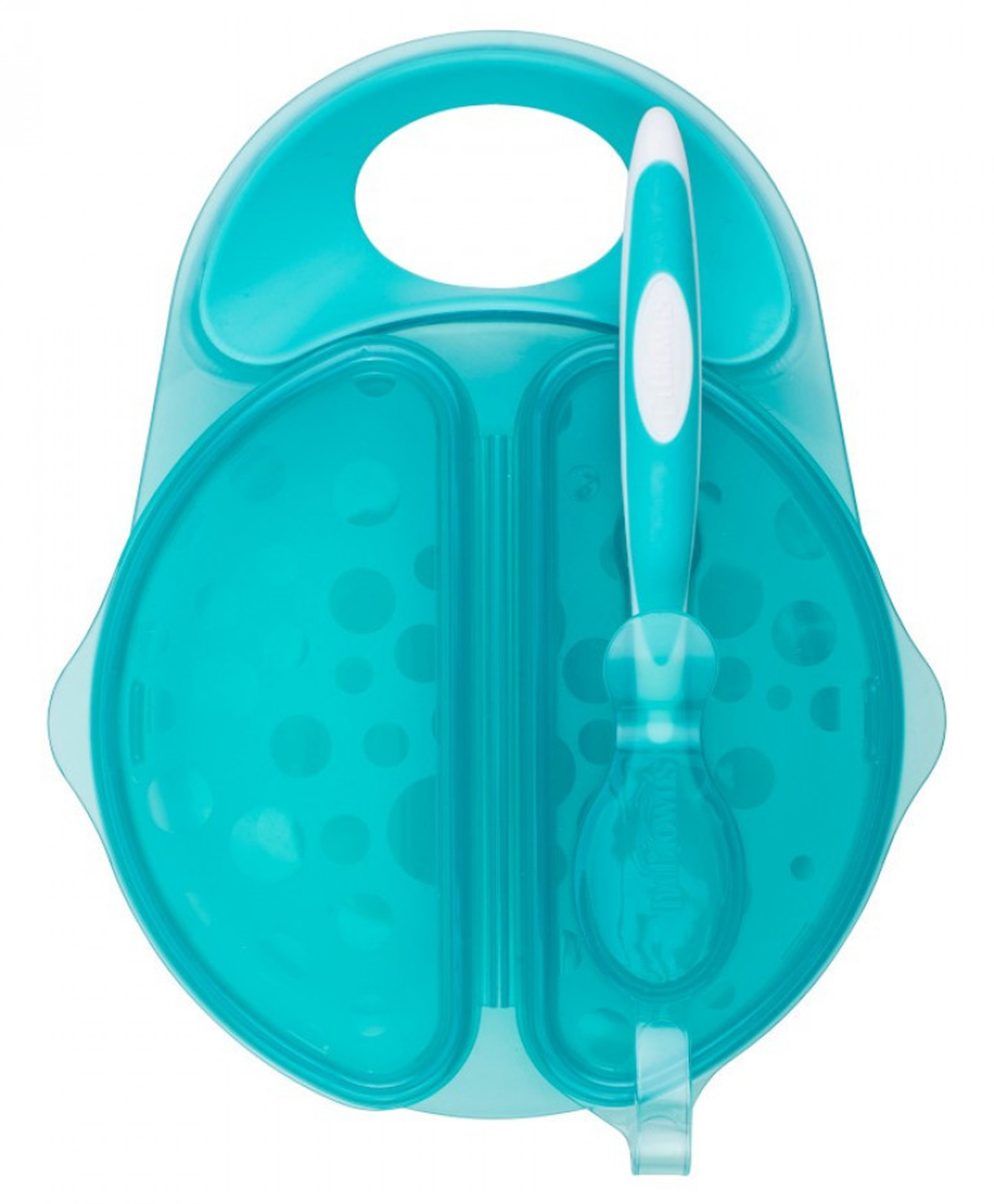 Dr. Brown's Travel Fresh Bowl and Spoon - Blue-picture-25
