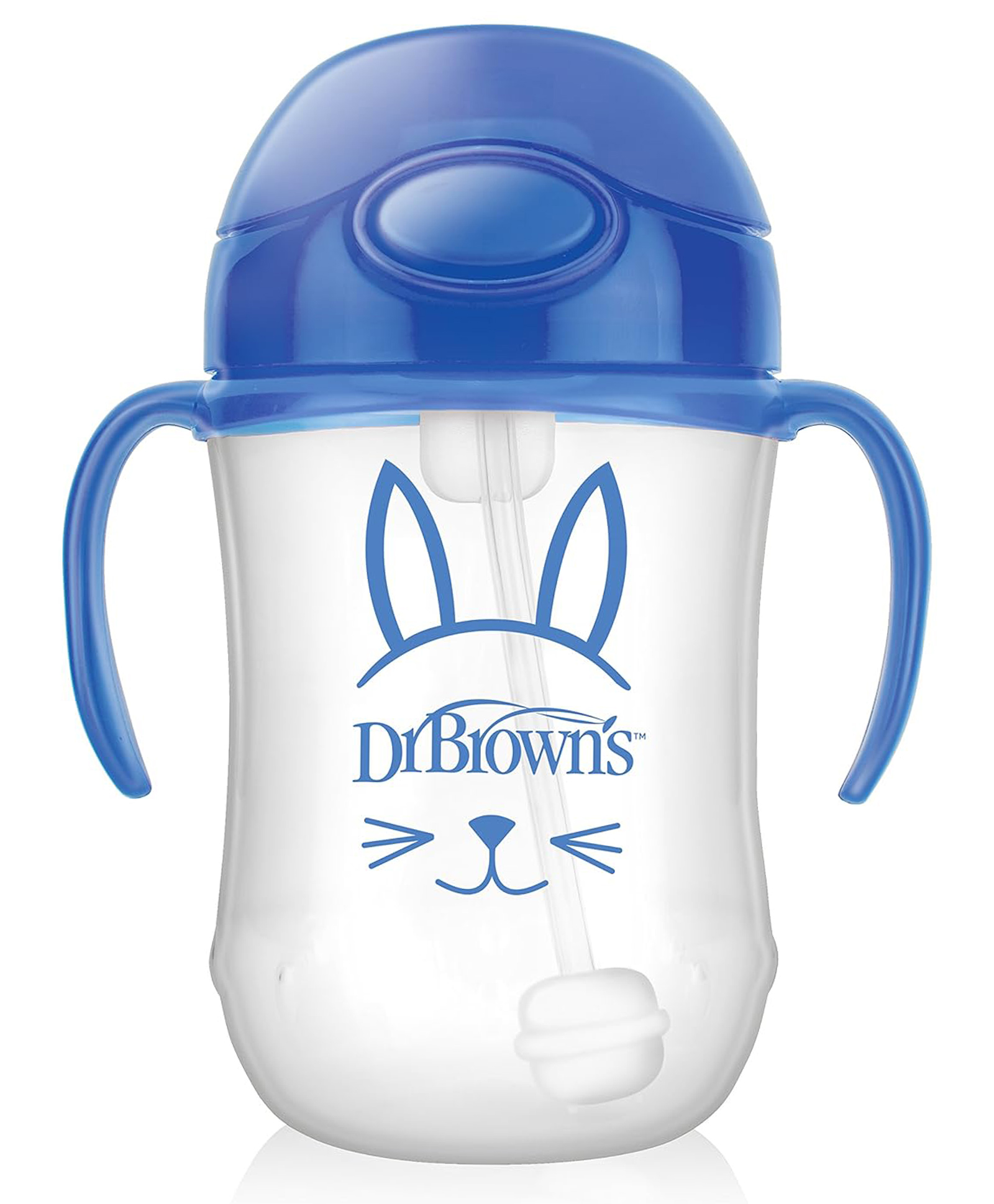 Dr. Brown's Baby's First Straw Cup Bunny Print Blue - 270 ml-picture-32