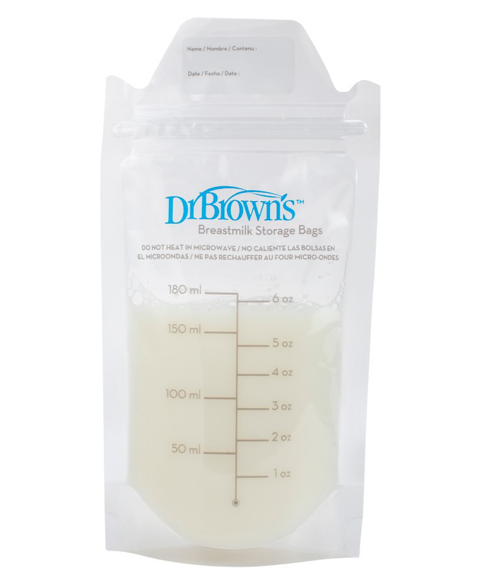 Dr. Brown's Breast Milk Storage Bags Pack of 50 - 180 ml each-picture-36