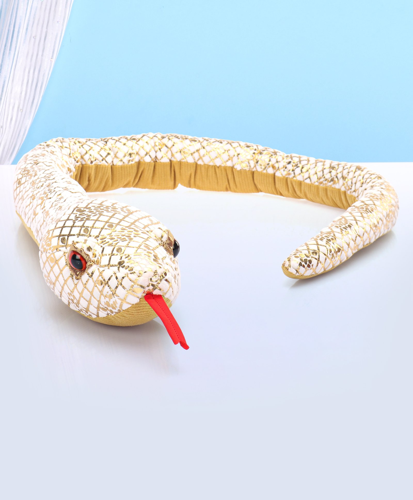 Wild Republic Foil Python Lemon Yellow - Length 137 cm-picture-11