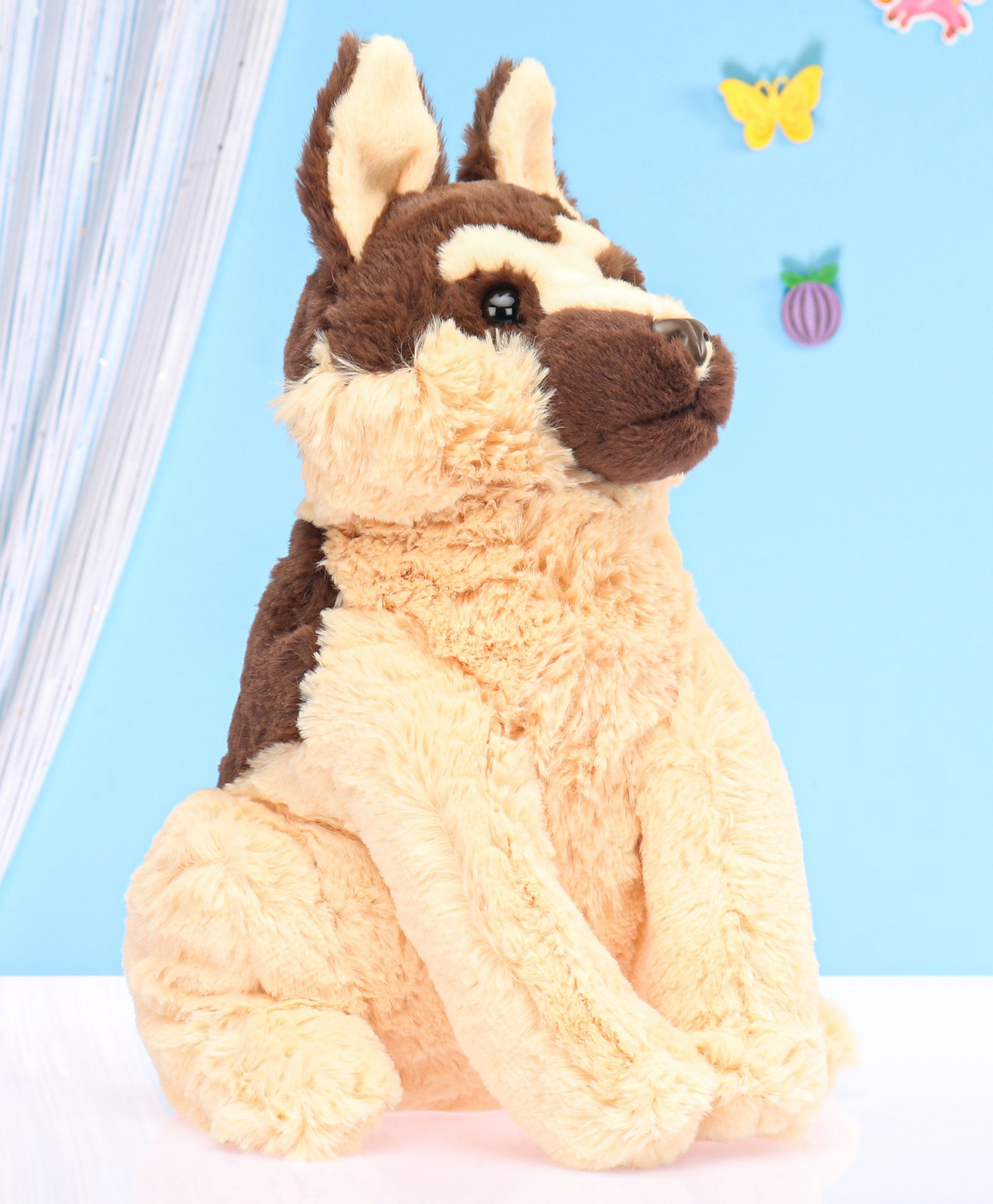 Wild Republic Paws Dog German Shepherd Soft Toy Cream - Height 33 cm-image-49