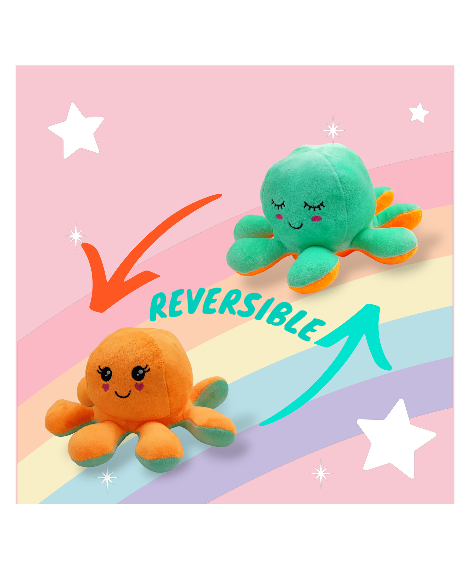 PUCHU TOYS Reverse Octopus Stuffed Toy Soft Toy Plush Toy- 30cm-picture-26