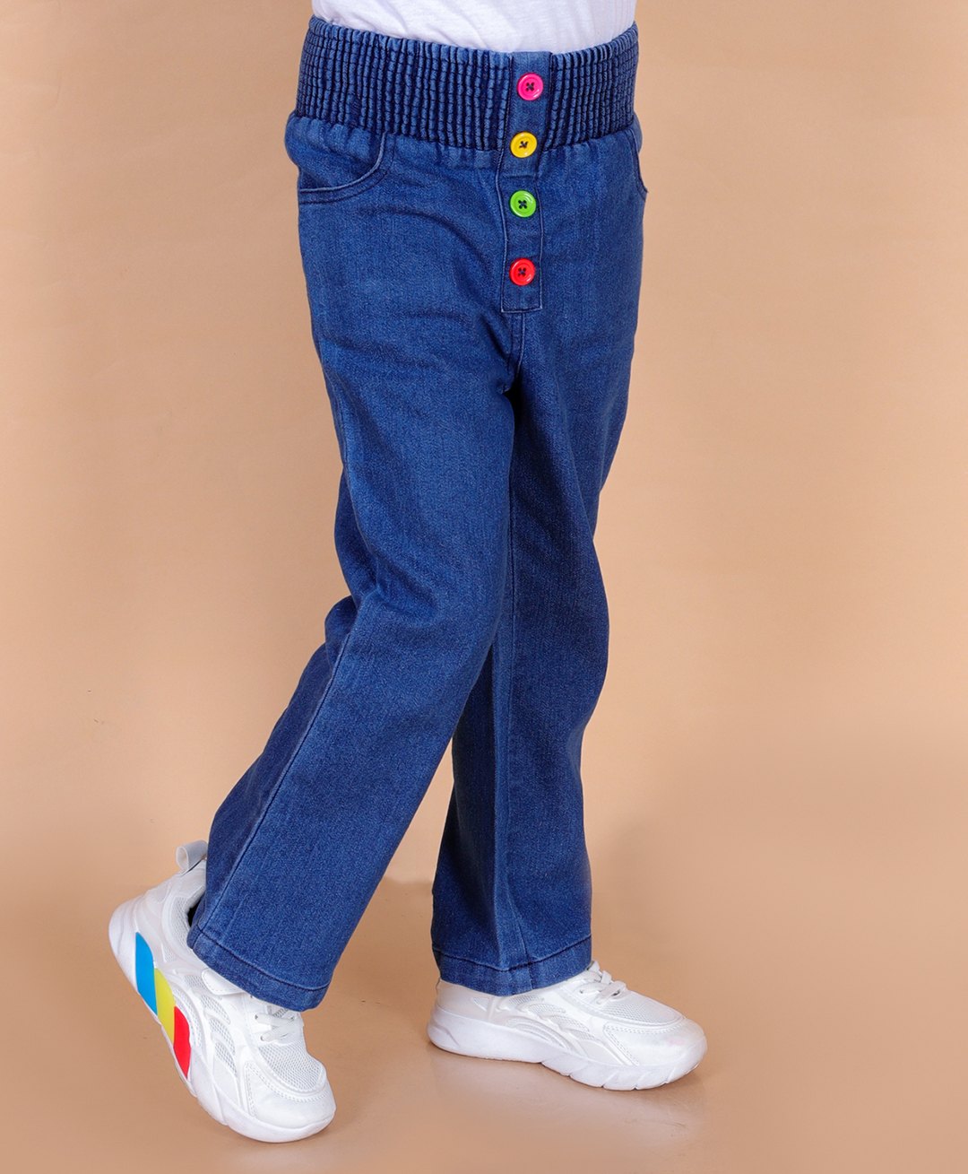 Superminis Solid Stretchable Denim Jeans - Blue-picture-12